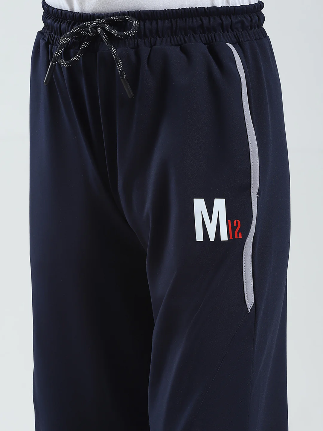 Boys Navy Blue Printed Regular Fit Lower - Image 6