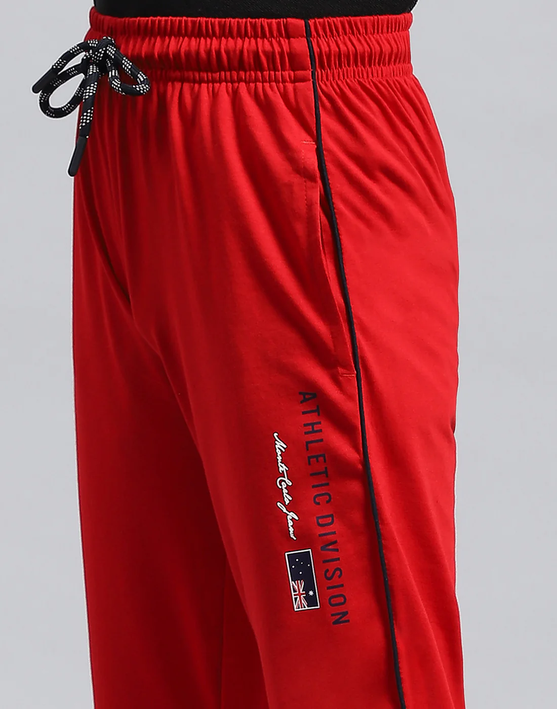 Boys Red Printed Regular Fit Lower - Image 6