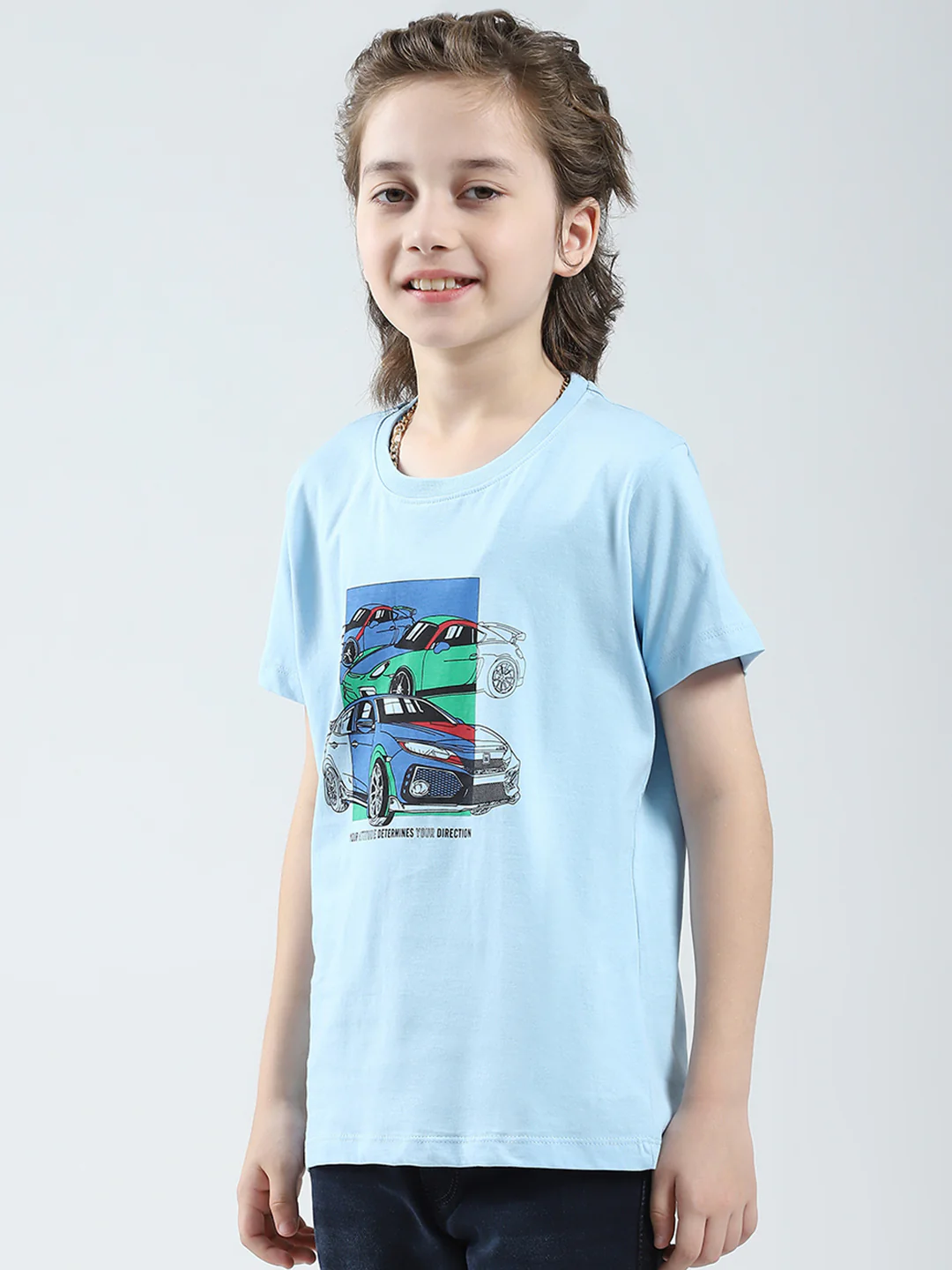 Boys Red, White & Blue Printed Round Neck Half Sleeve T-Shirt (Pack of 3) - Image 8
