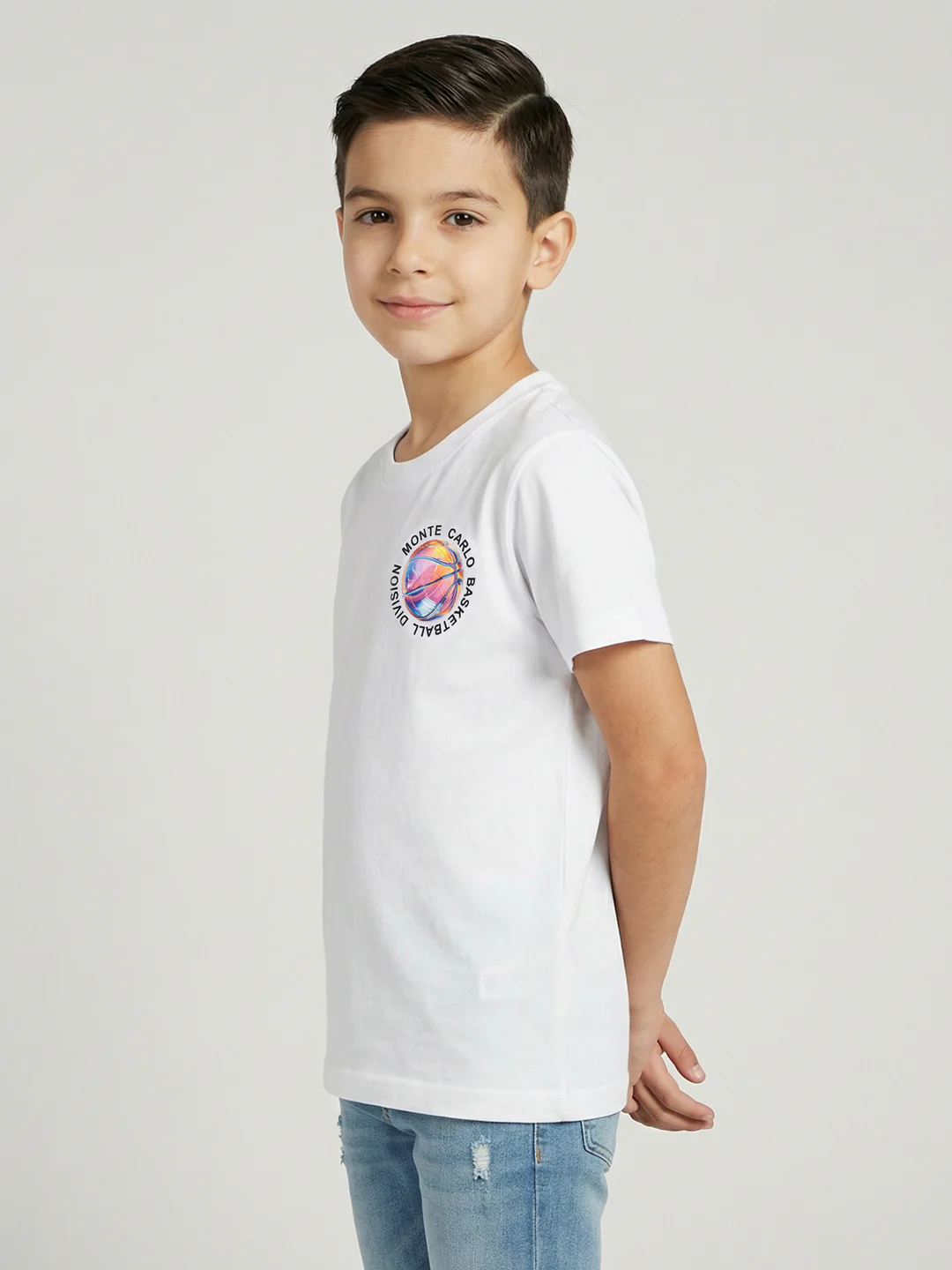 Boys Red, White & Navy Blue Printed Round Neck Half Sleeve T-Shirt (Pack of 3) - Image 10