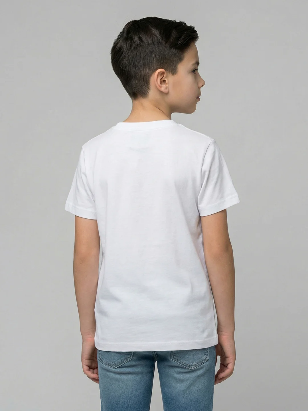 Boys Red, White & Navy Blue Printed Round Neck Half Sleeve T-Shirt (Pack of 3) - Image 6