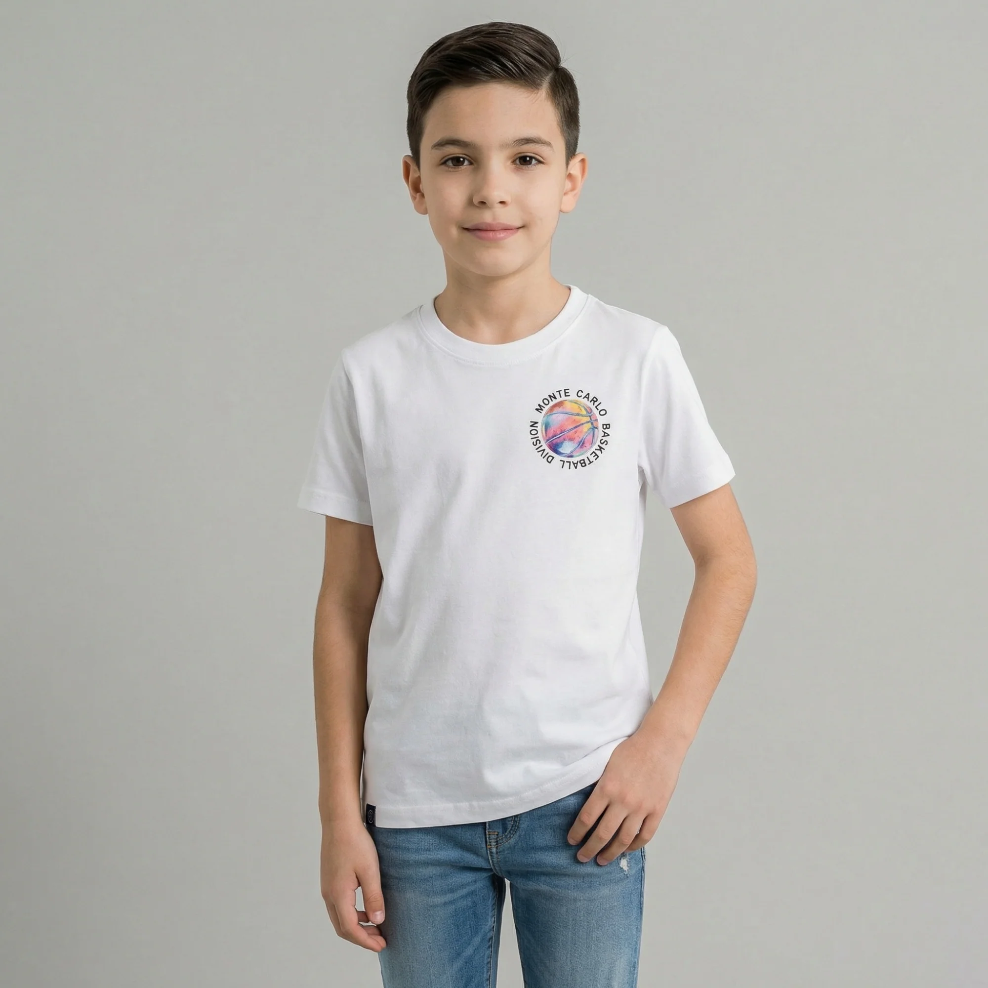 Boys Red, White & Navy Blue Printed Round Neck Half Sleeve T-Shirt (Pack of 3) - Image 8