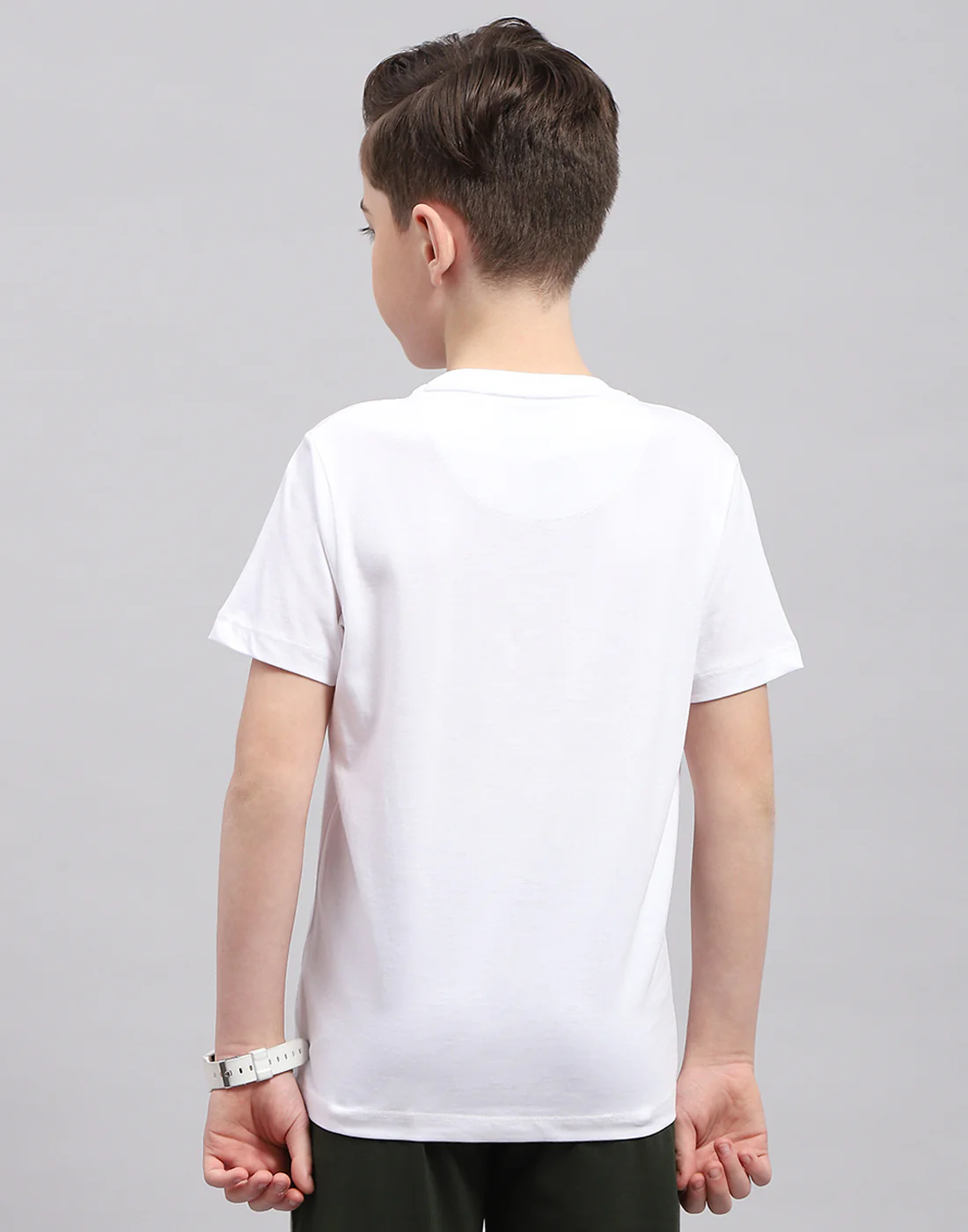 Boys Red & White Printed Round Neck Half Sleeve T-Shirt (Pack of 2) - Image 6
