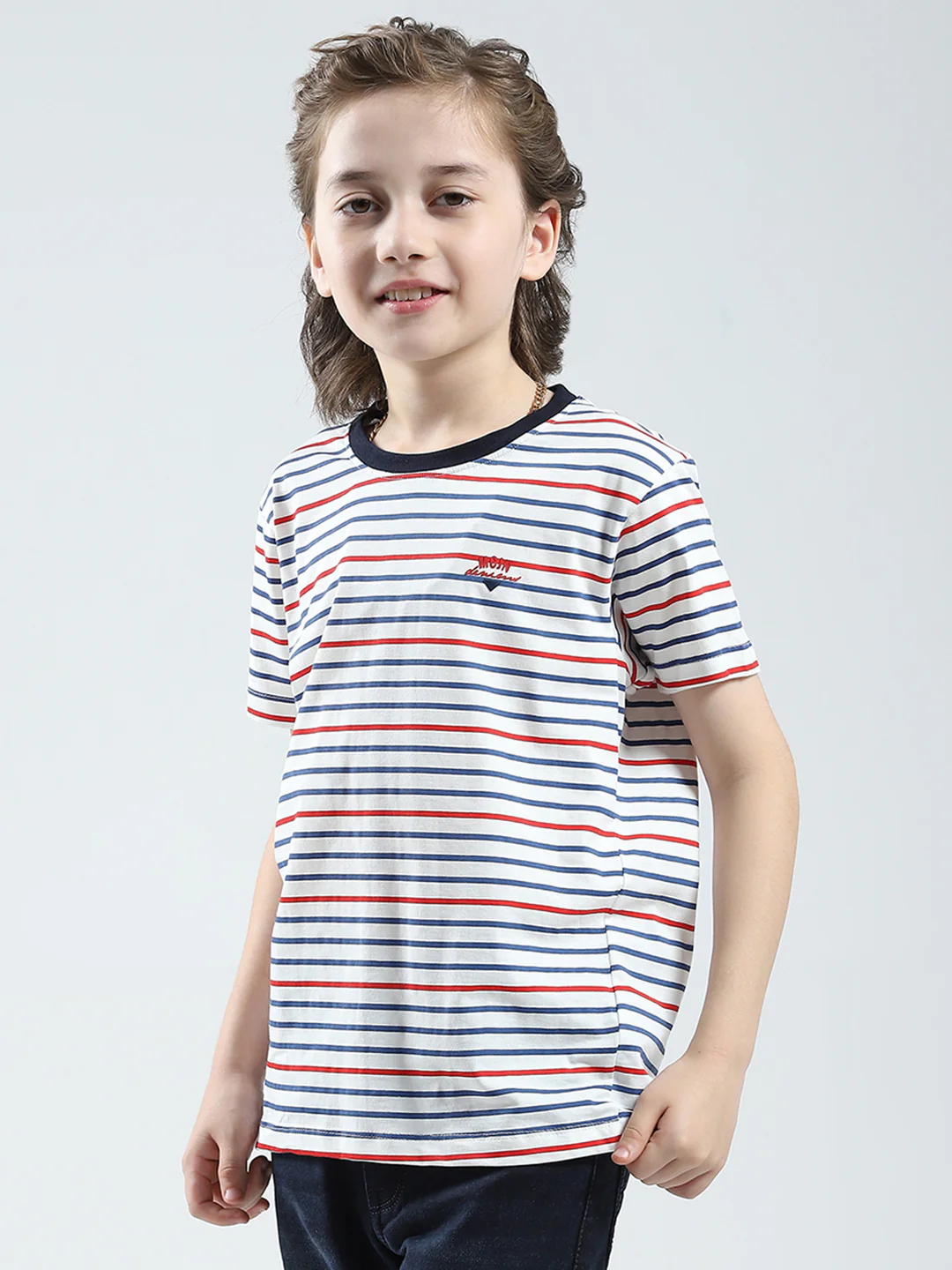 Boys Red, Yellow & White Printed Round Neck Half Sleeve T-Shirt (Pack of 3) - Image 4