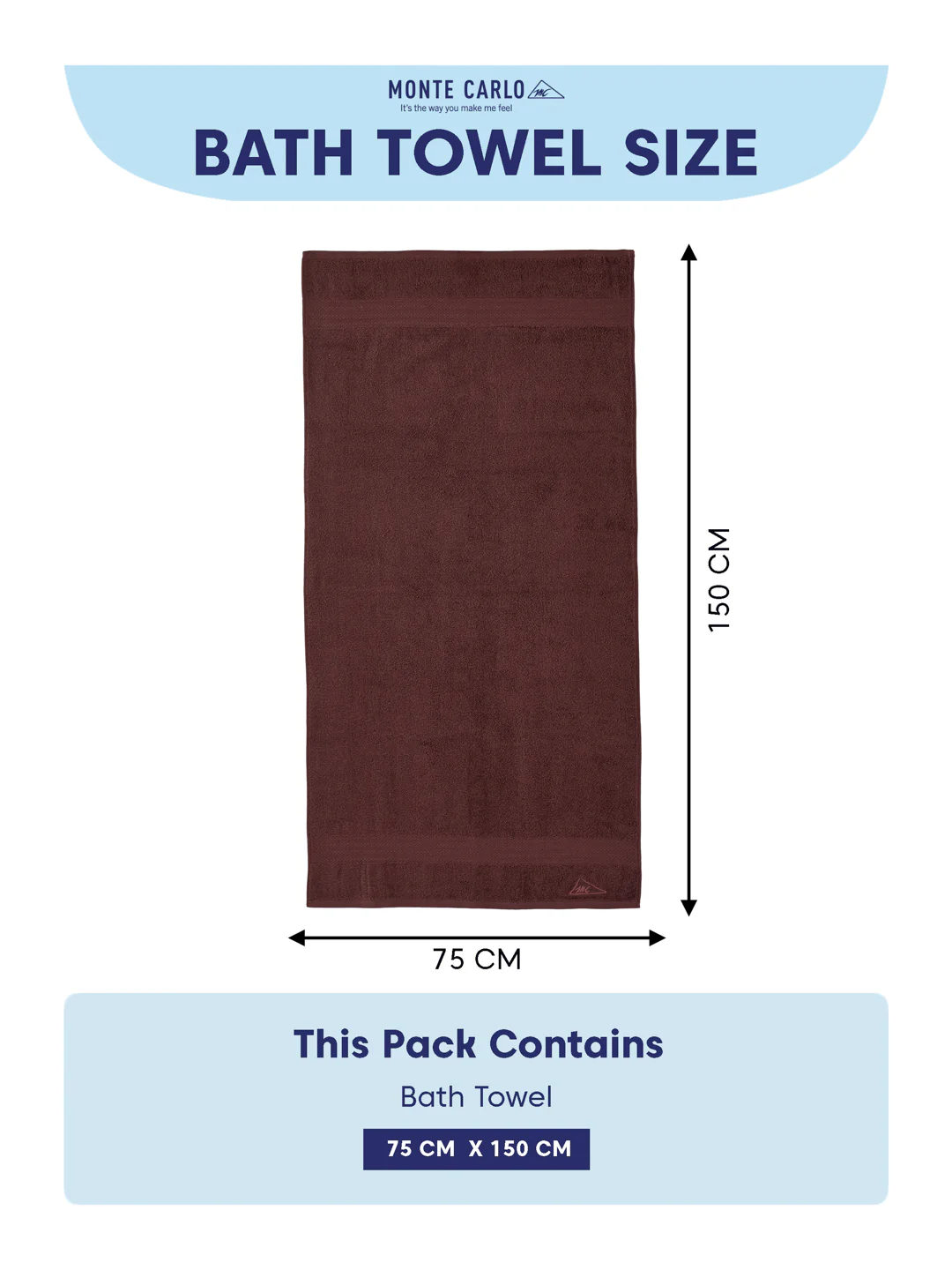 Brown 100% Cotton Solid 380 GSM Bath Towel Jazz 4 Pc Set Gifting Box Pack - Image 10