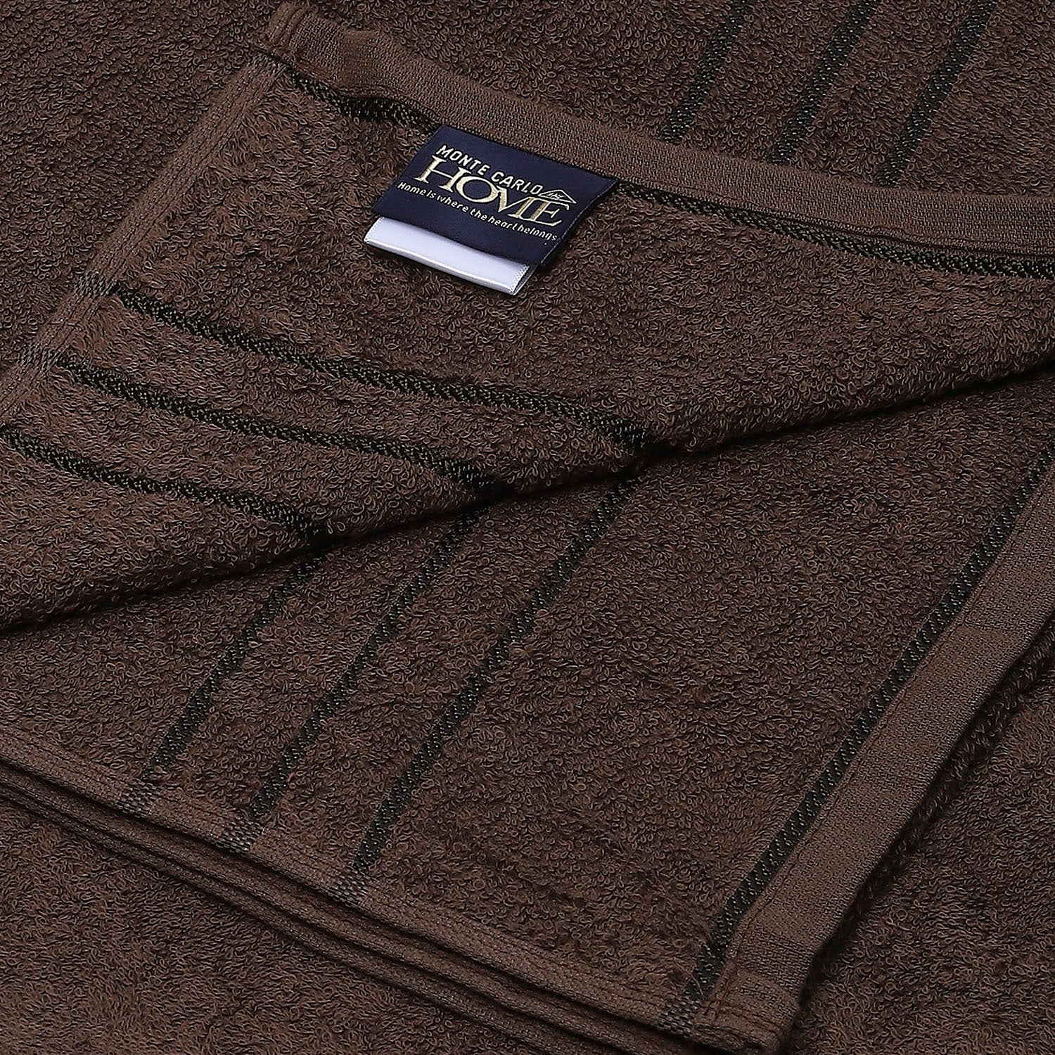 Brown Cotton 350 GSM Bath Towel - Image 4