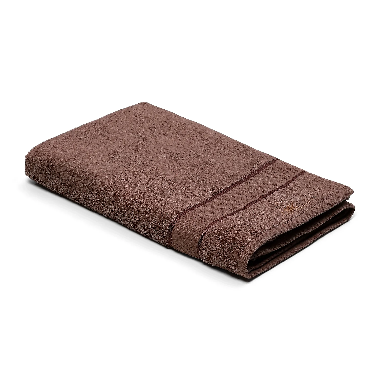 Brown Cotton 450 GSM Bath Towel - Image 2