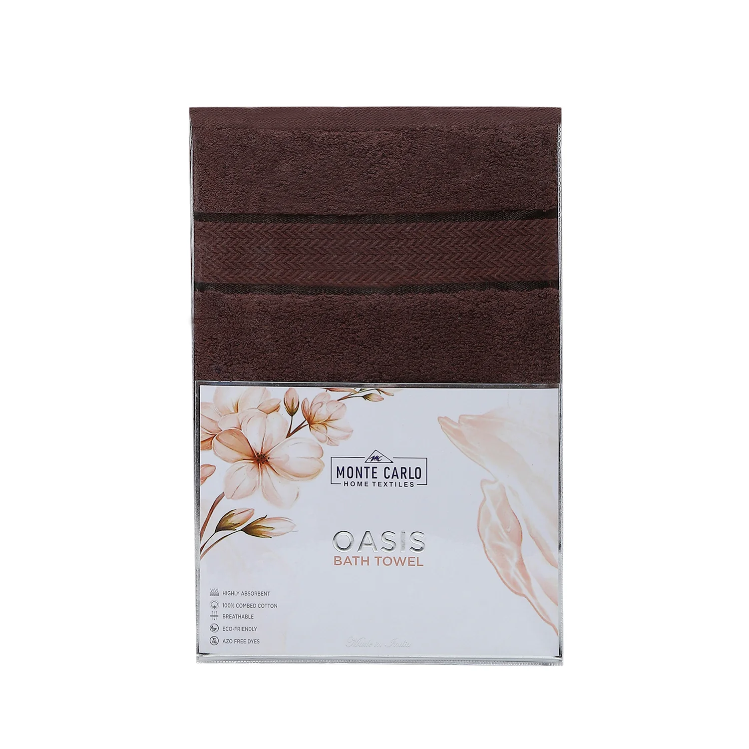 Brown Cotton 450 GSM Bath Towel - Image 5