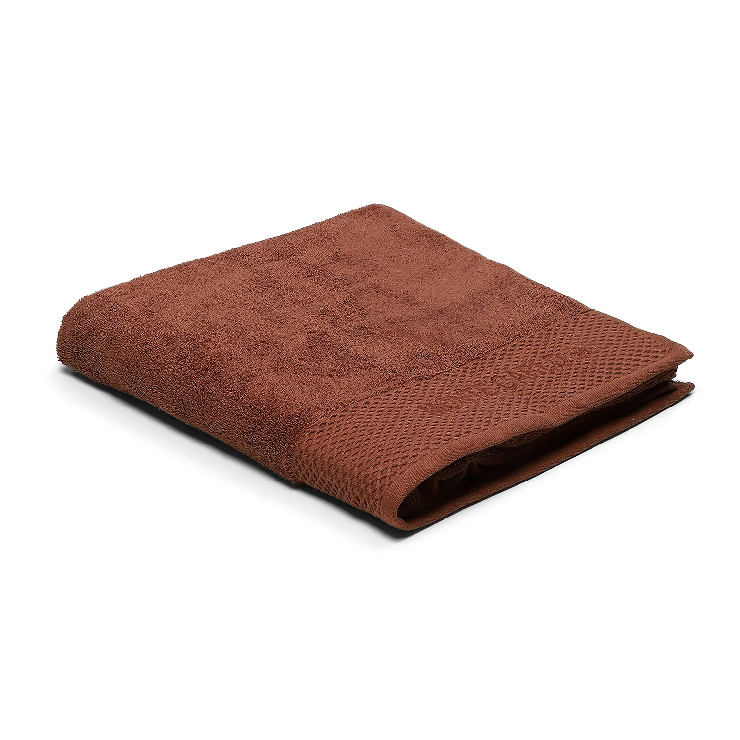Brown Cotton 650 GSM Bath Towel - Image 2
