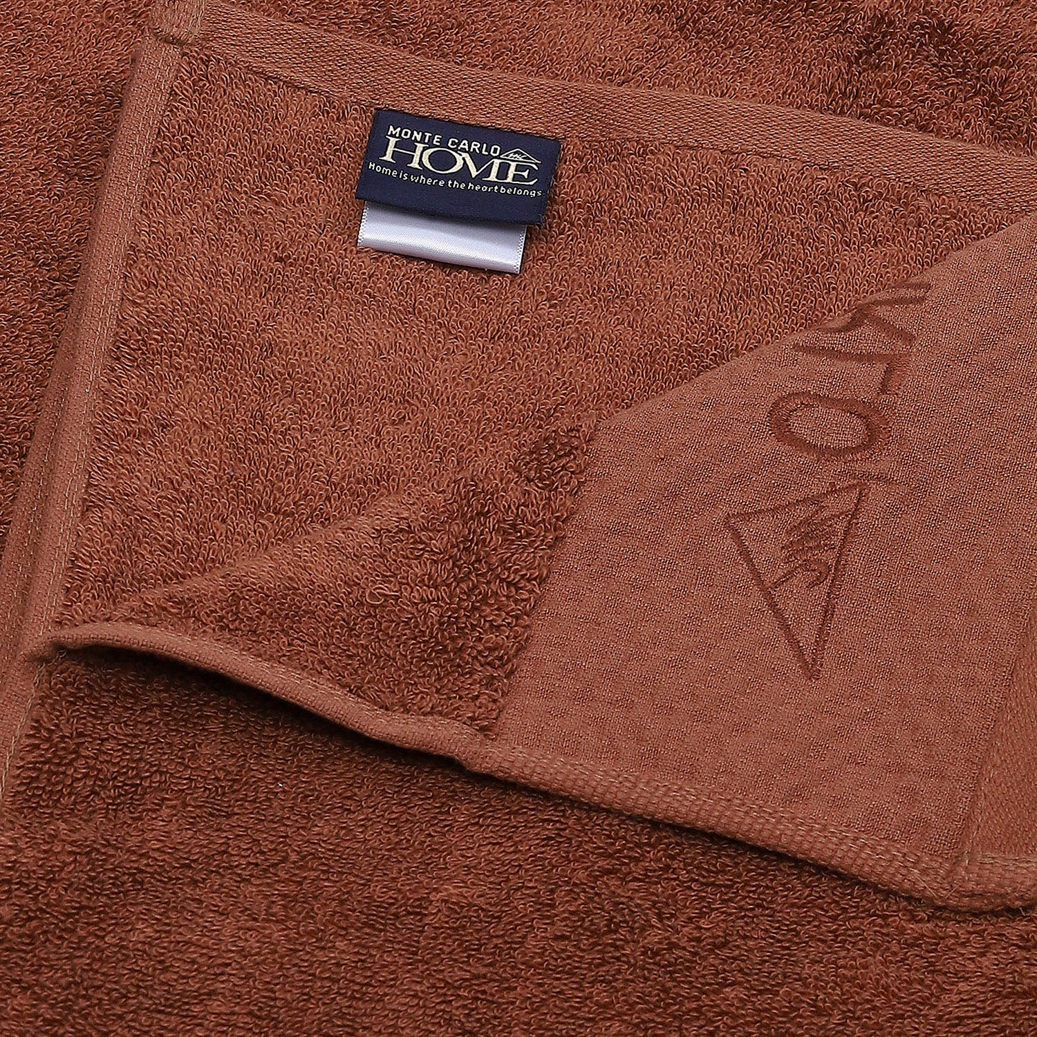 Brown Cotton 650 GSM Bath Towel - Image 4