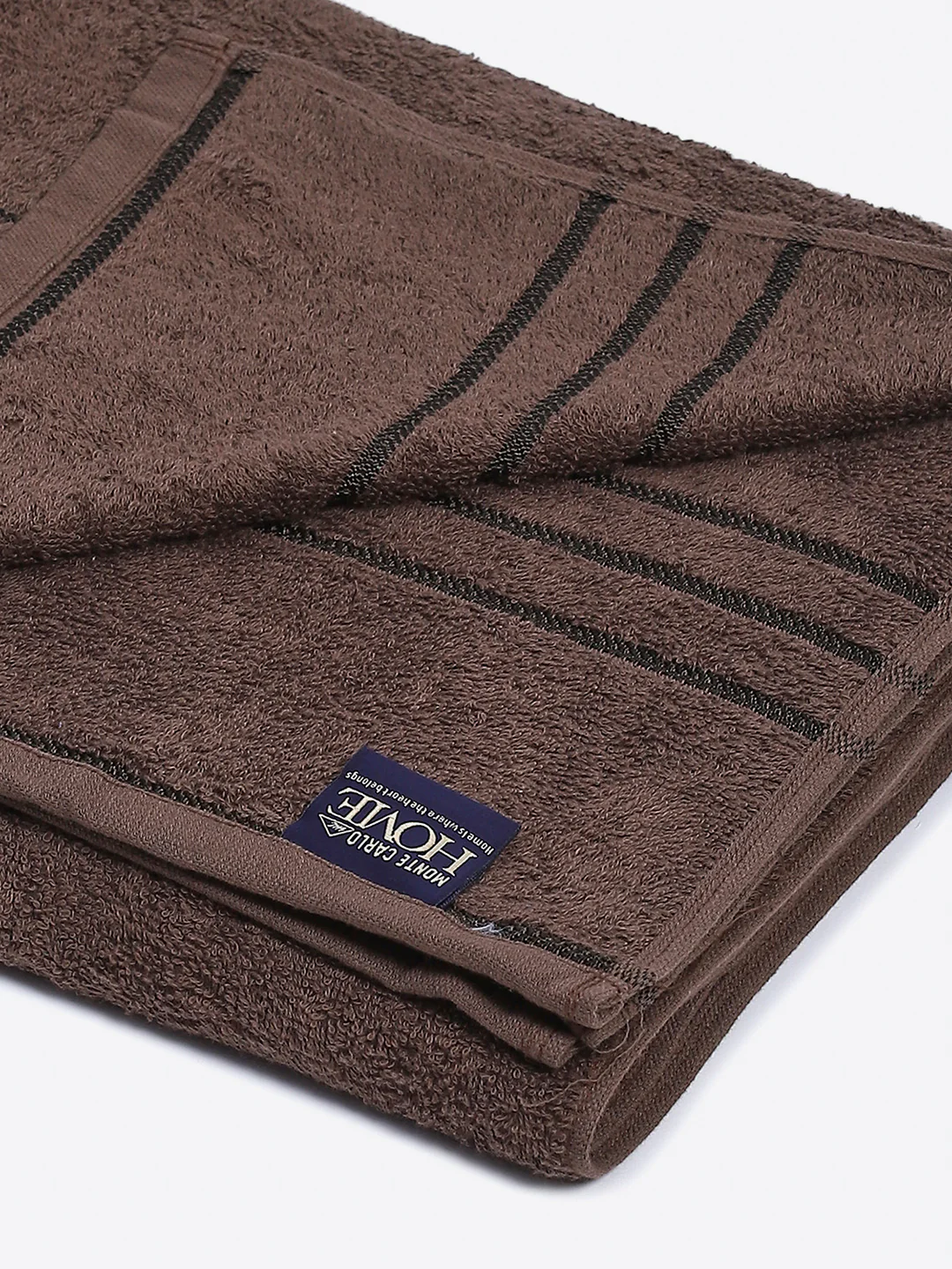 Brown Cotton Solid 350 GSM Car Towel (Soho) - Image 3