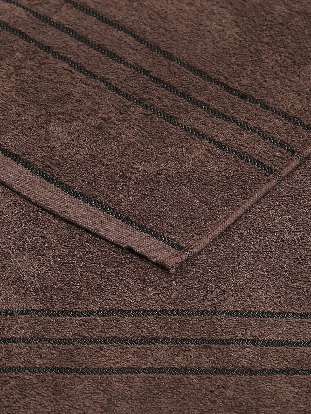 Brown Cotton Solid 350 GSM Car Towel (Soho) - Image 4