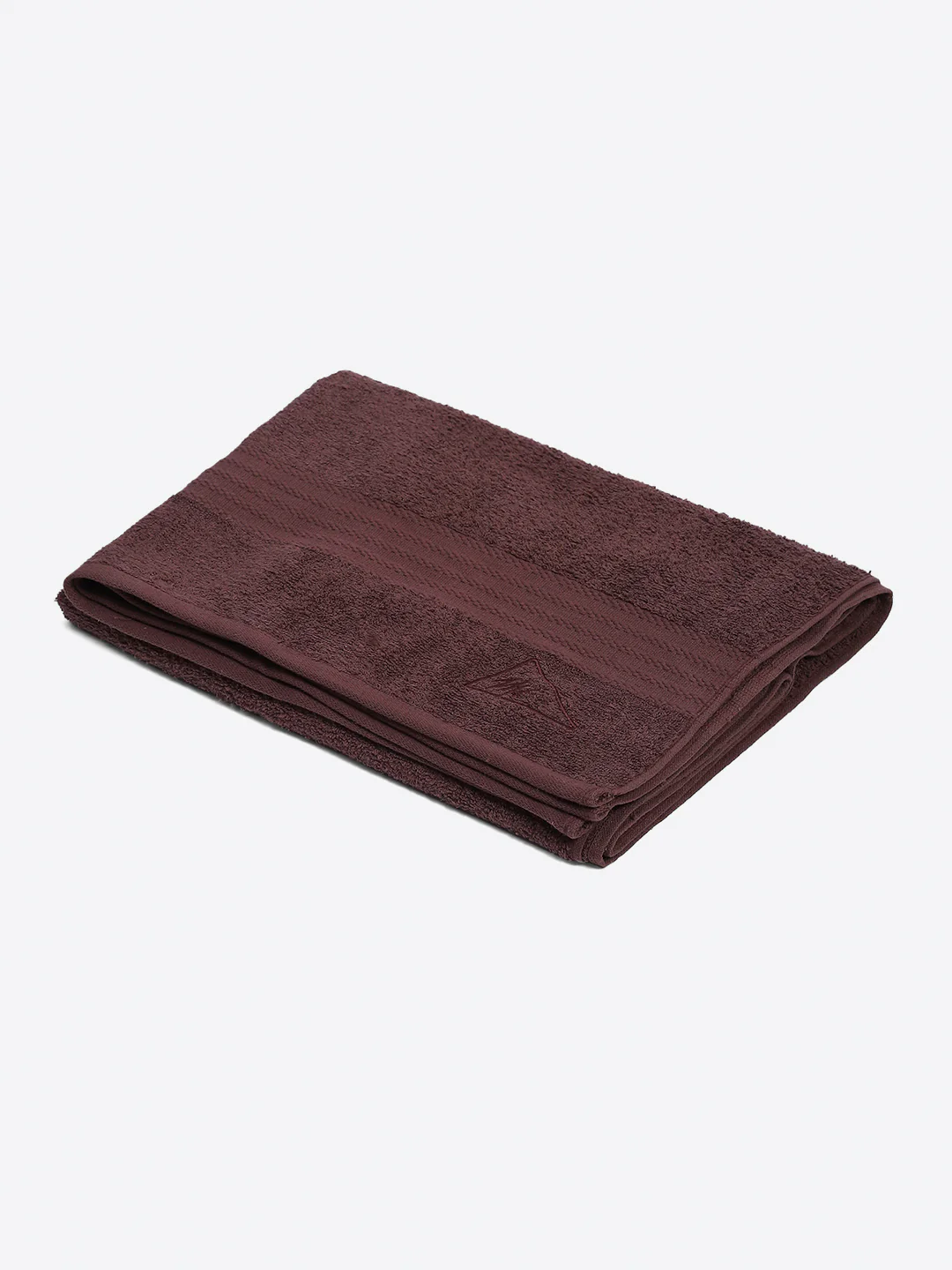 Brown Cotton Solid 400 GSM Bath Towel (Jazz) - Image 2