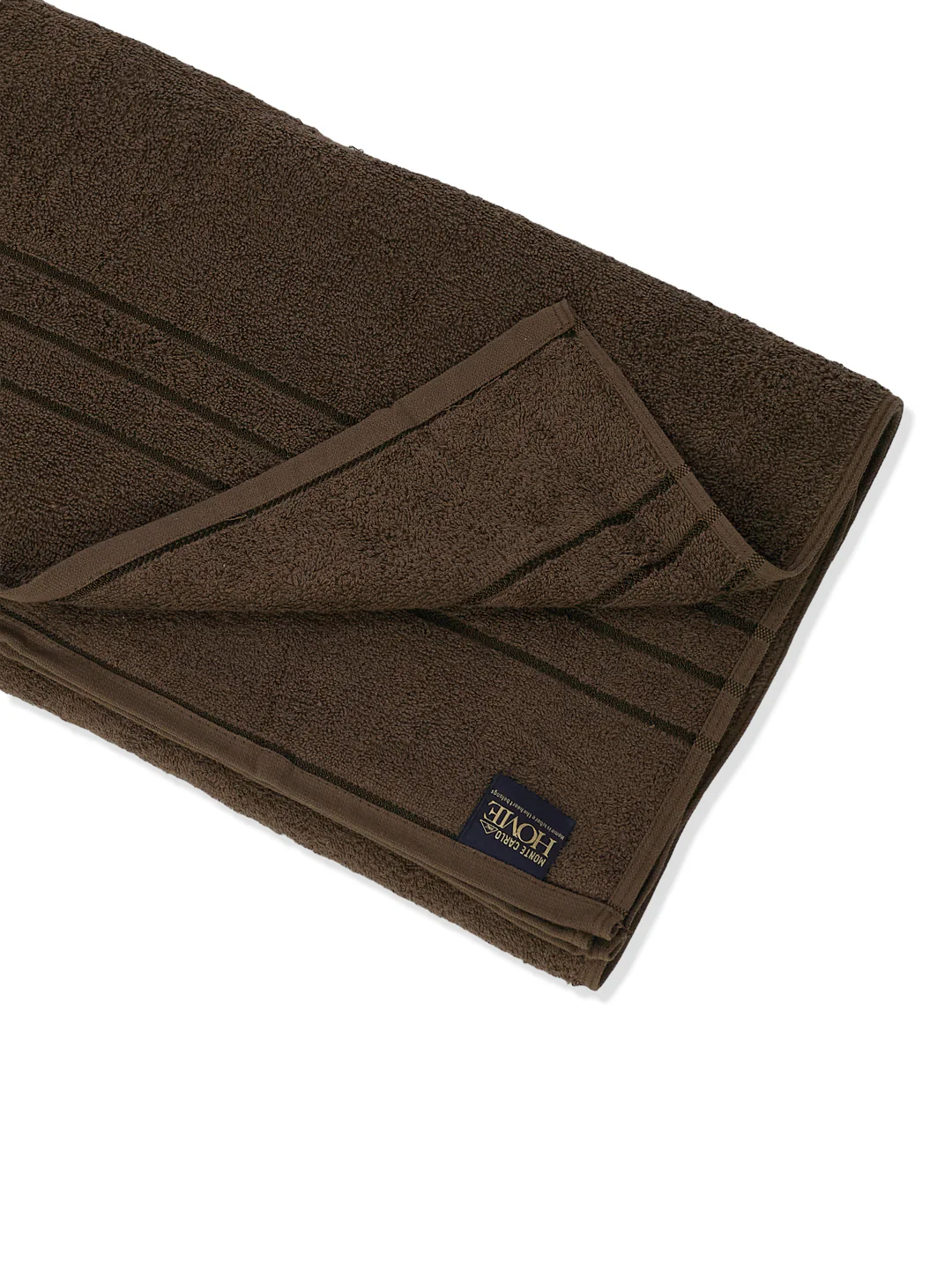 Brown Pure Cotton Solid 340 GSM Car Towel 1 Piece (Soho Collection) - Image 4
