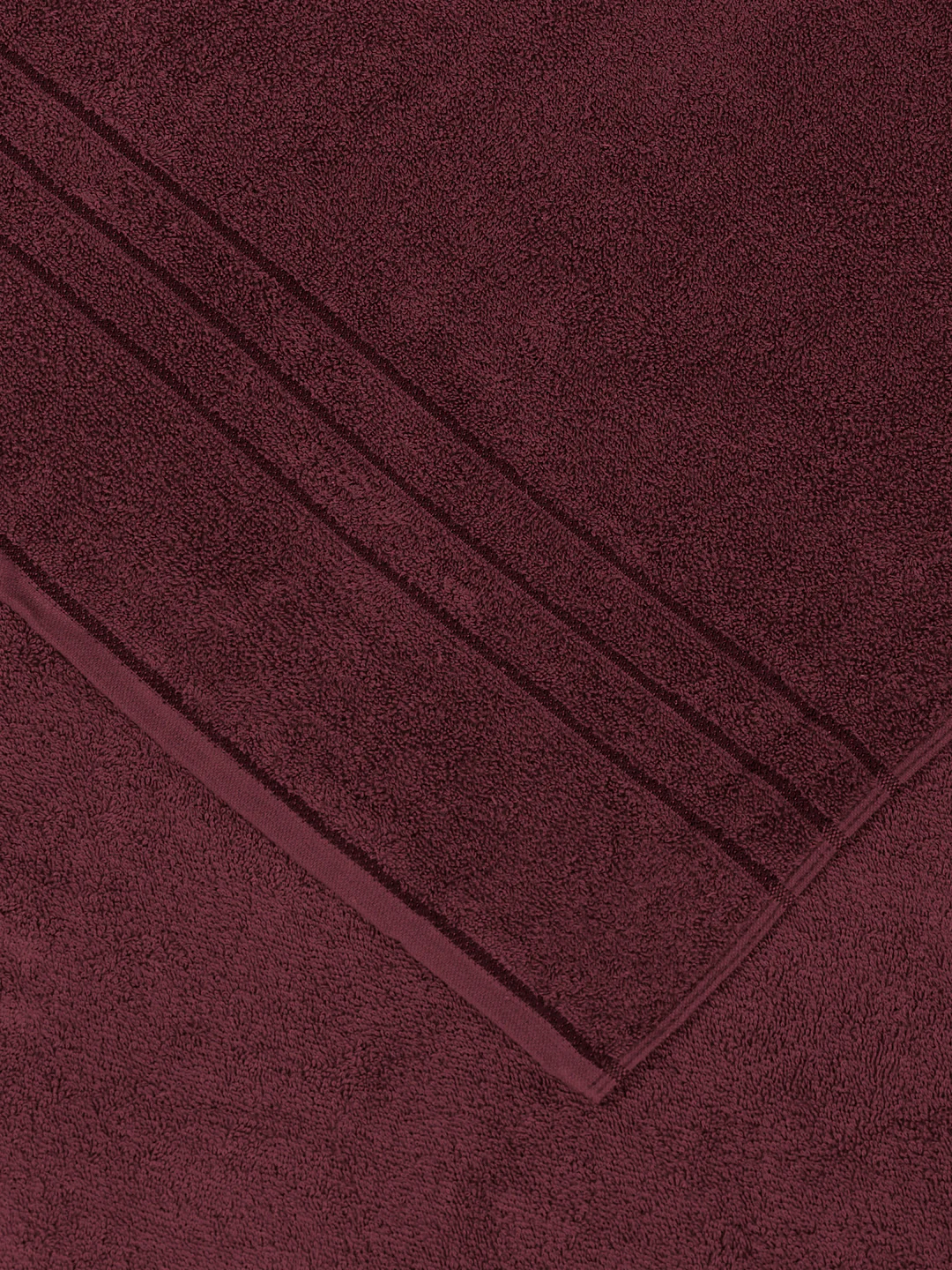 Burgundy Pure Cotton Solid 340 GSM Car Towel 1 Piece (Soho Collection) - Image 5