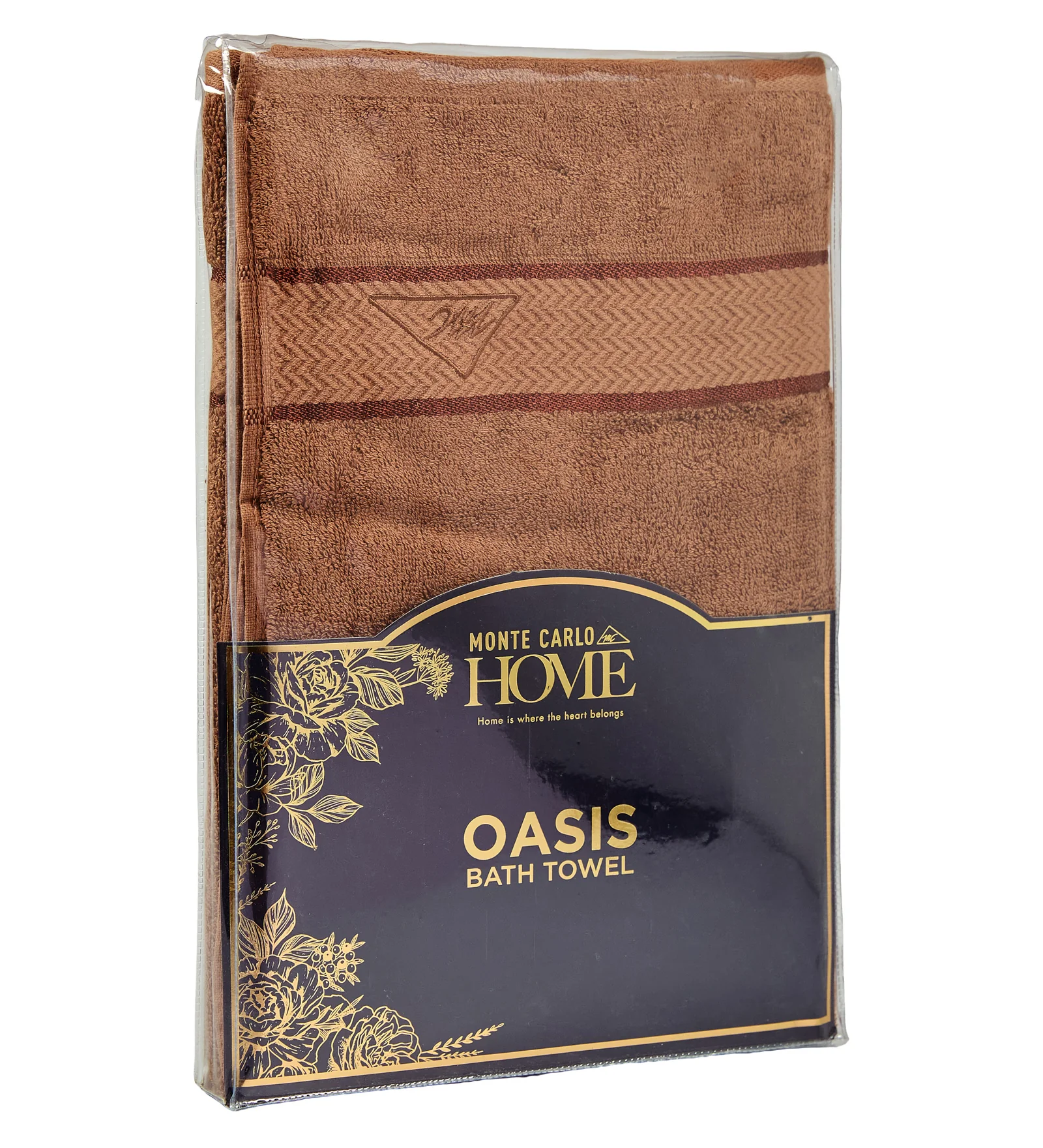 Camel Brown Pure Cotton Solid 450 GSM Bath Towel 1 Piece (Oasis Collection) - Image 9