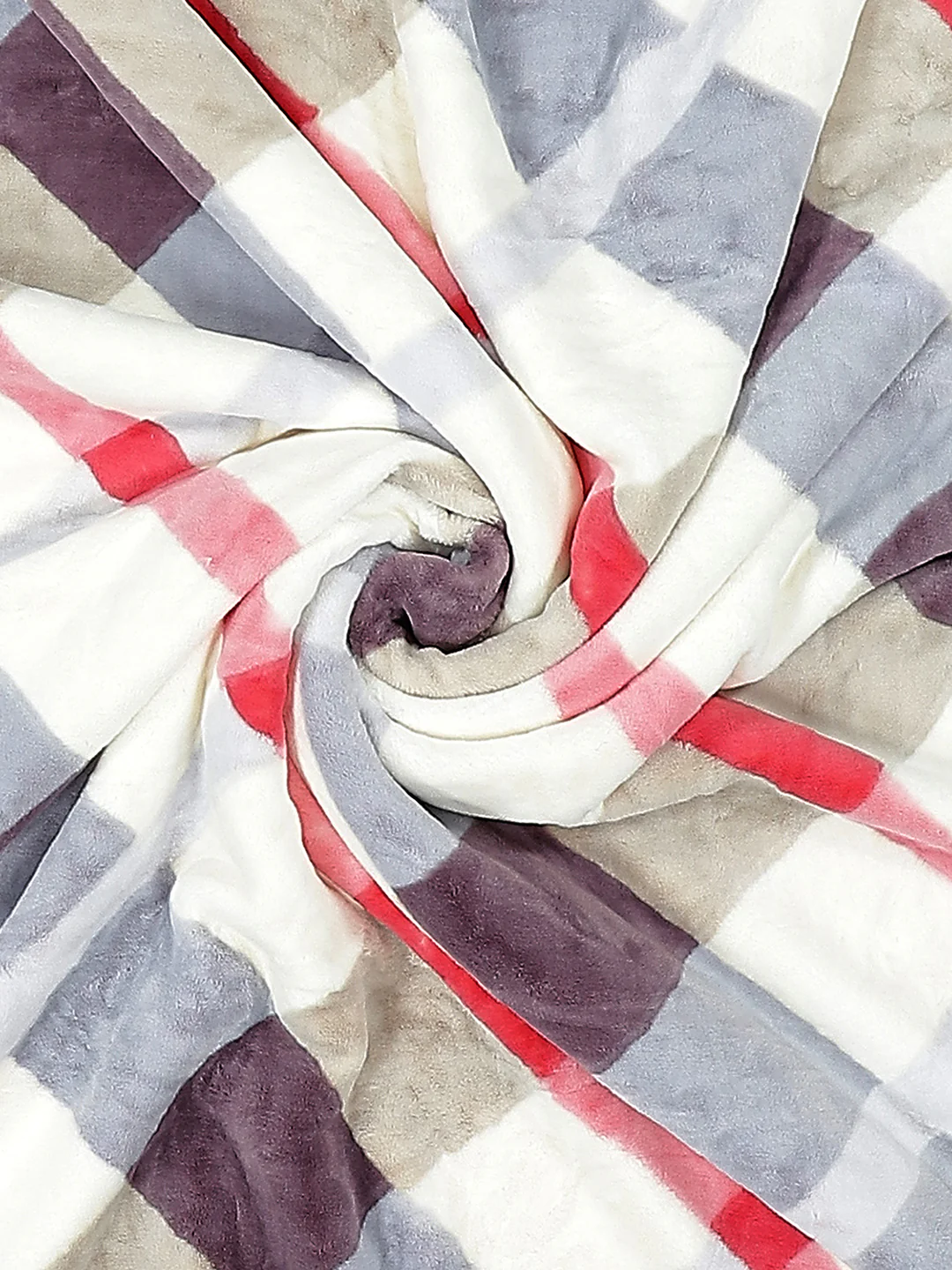 Checkered Single Bed Blanket for Mild Winter -2 Ply - Image 7