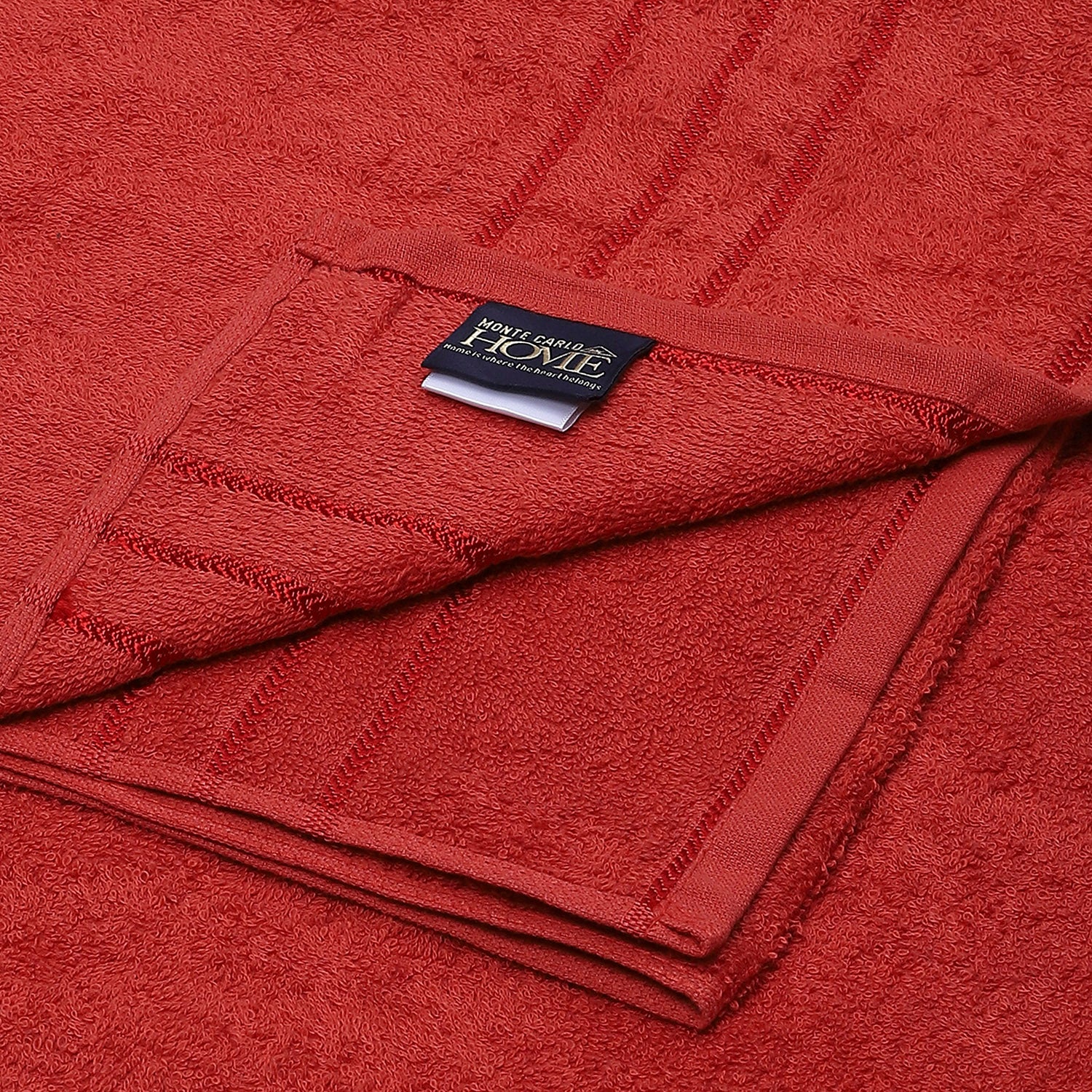 Coral Cotton 350 GSM Bath Towel - Image 4
