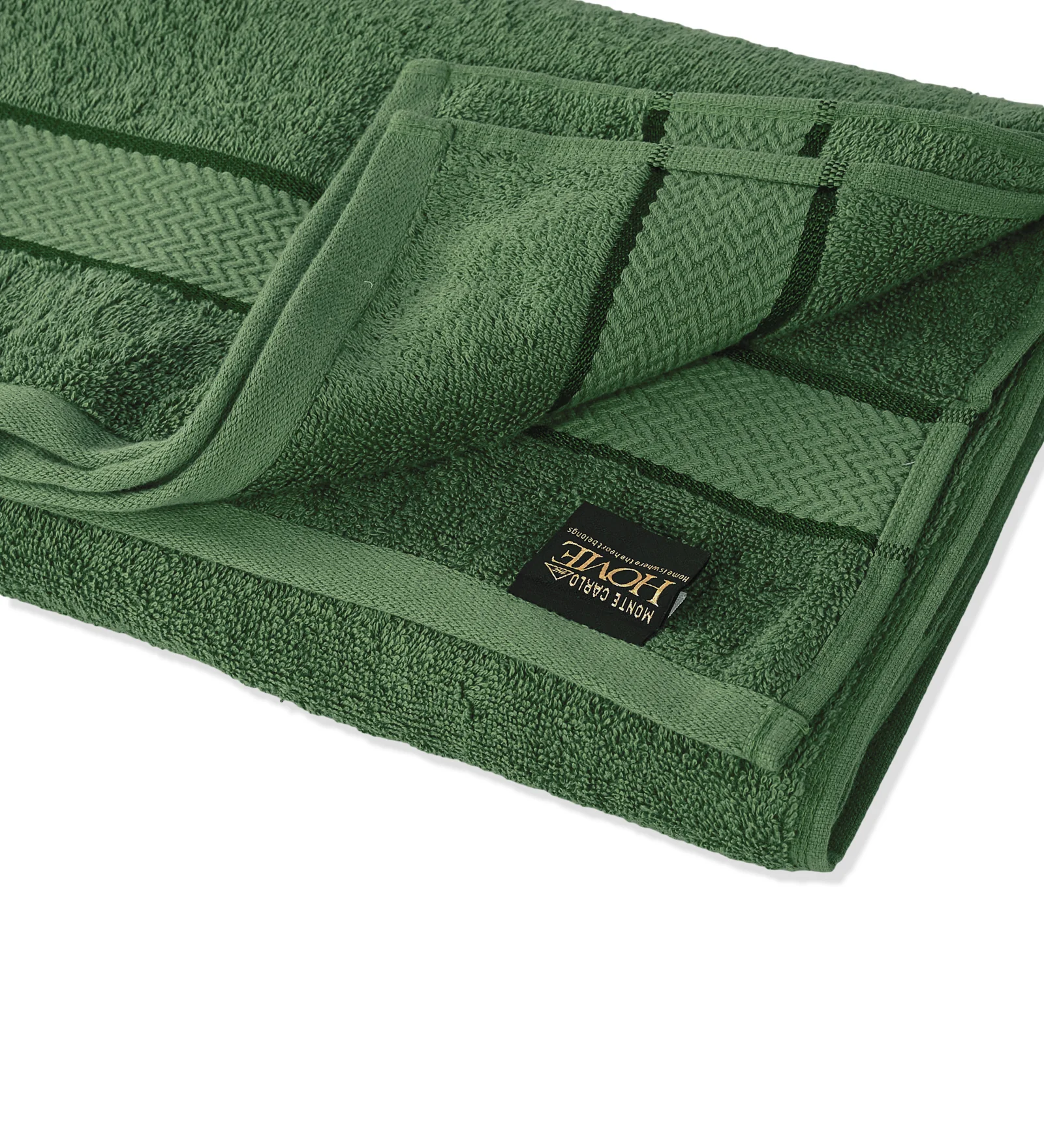 Eden Green Pure Cotton Solid 450 GSM Bath Towel 1 Piece (Oasis Collection) - Image 5