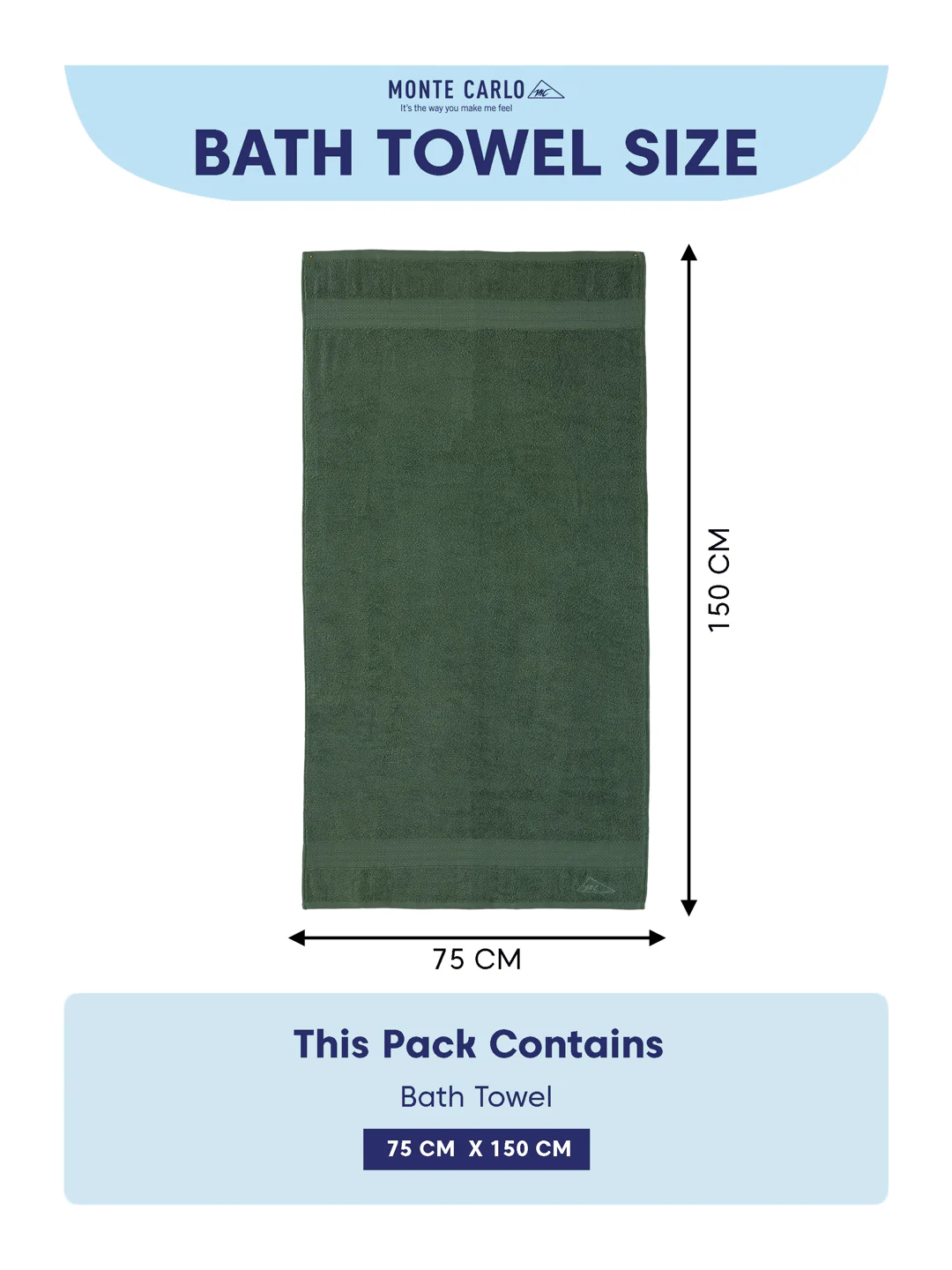 Elm Green 100% Cotton Solid 380 GSM Bath Towel Jazz 4 Pc Set Gifting Box Pack - Image 10