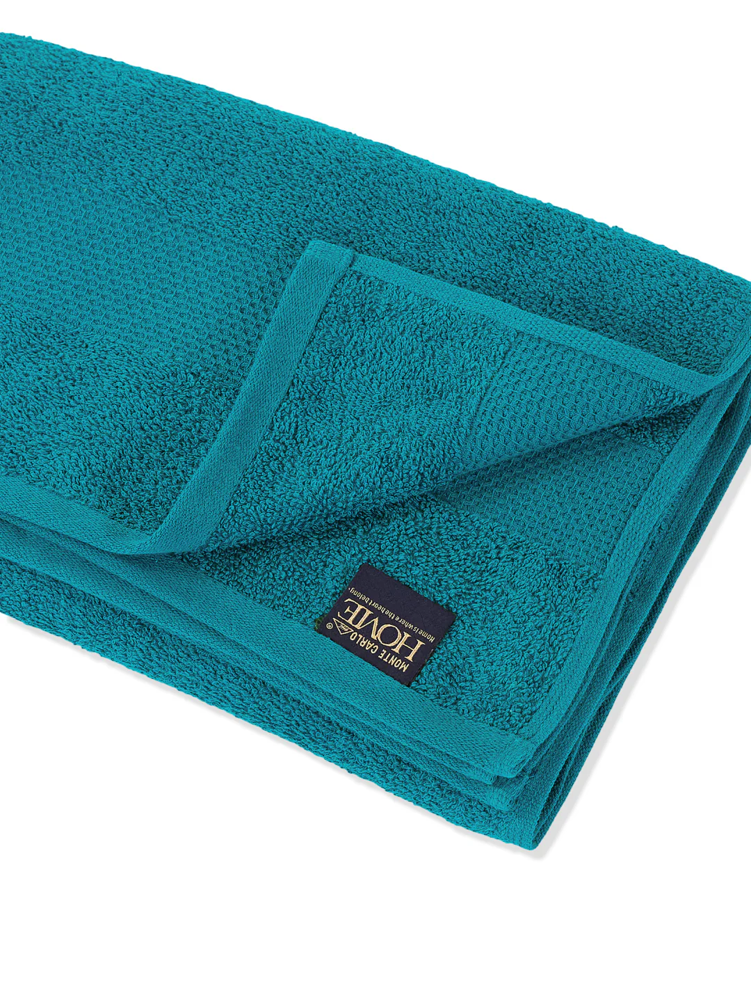 Essential Baltic Blue 100% Cotton Solid 380 GSM Bath Towel Super Charm 1 Pc Pvc Pack - Image 5