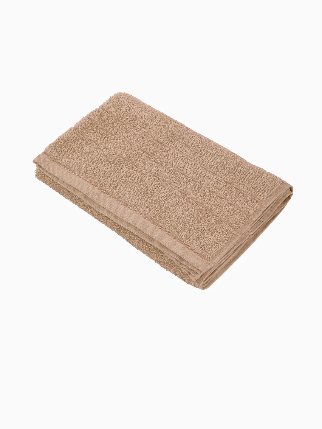 Essential Camel Brown 100% Cotton Solid 340 GSM Bath Towel Soho Small 1 Pc Pvc Pack - Image 4