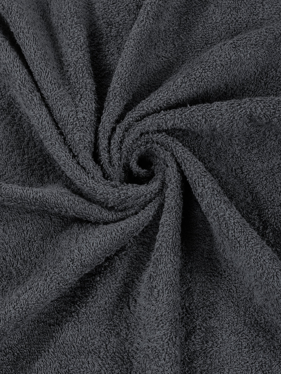 Essential Charcoal 100% Cotton Solid 340 GSM Bath Towel Soho Small 1 Pc Pvc Pack - Image 7
