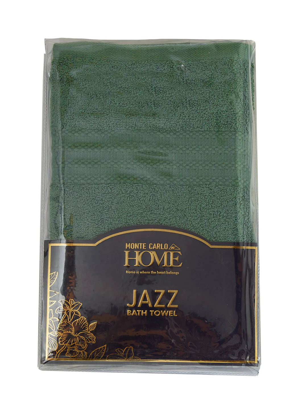 Essential Elm Green 100% Cotton Solid 380 GSM Bath Towel Jazz Small 1 Pc Pvc Pack - Image 9