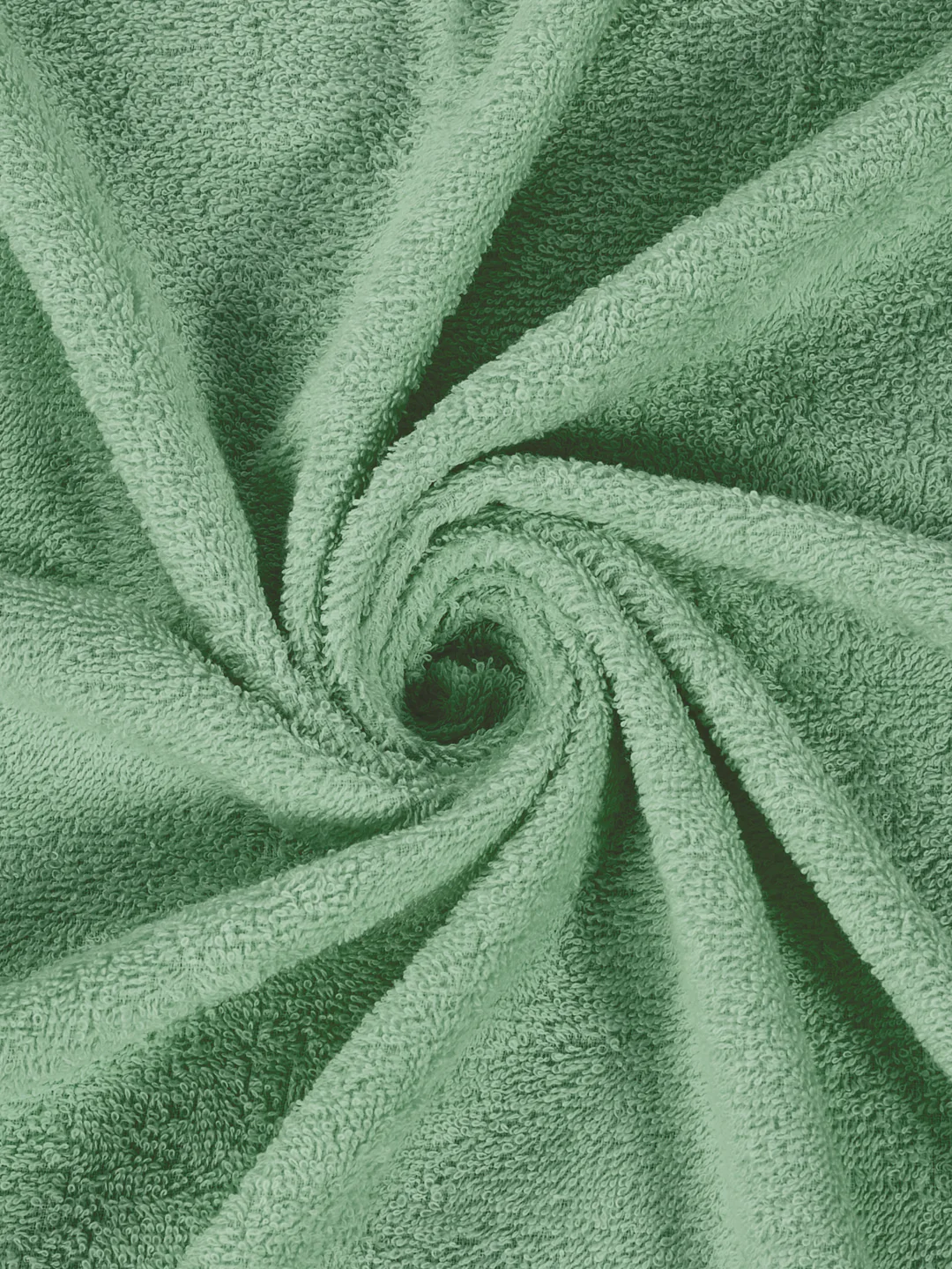 Essential Green 100% Cotton Solid 340 GSM Bath Towel Soho 1 Pc Pvc Pack - Image 7