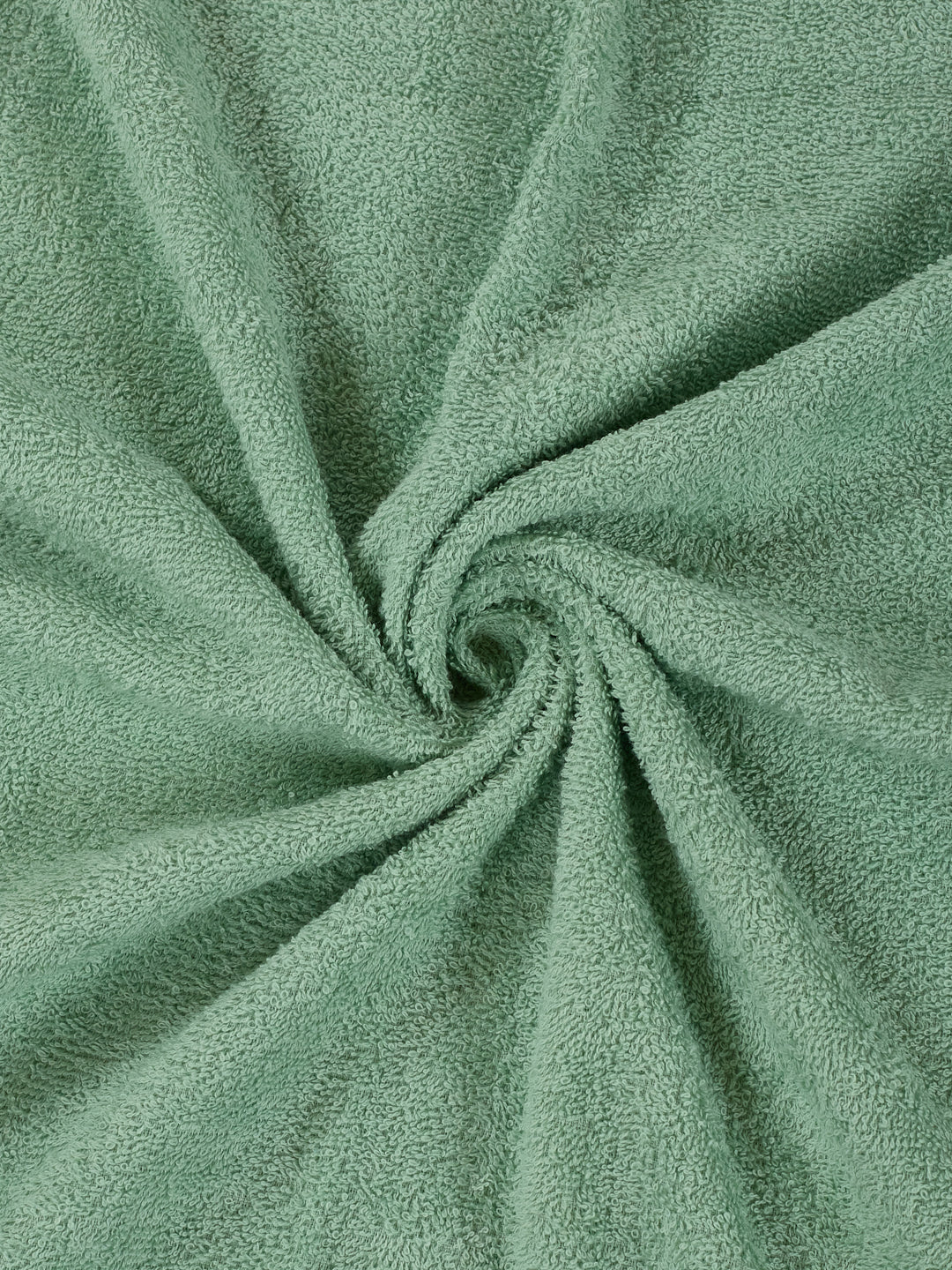 Essential Green 100% Cotton Solid 340 GSM Bath Towel Soho Small 1 Pc Pvc Pack - Image 7