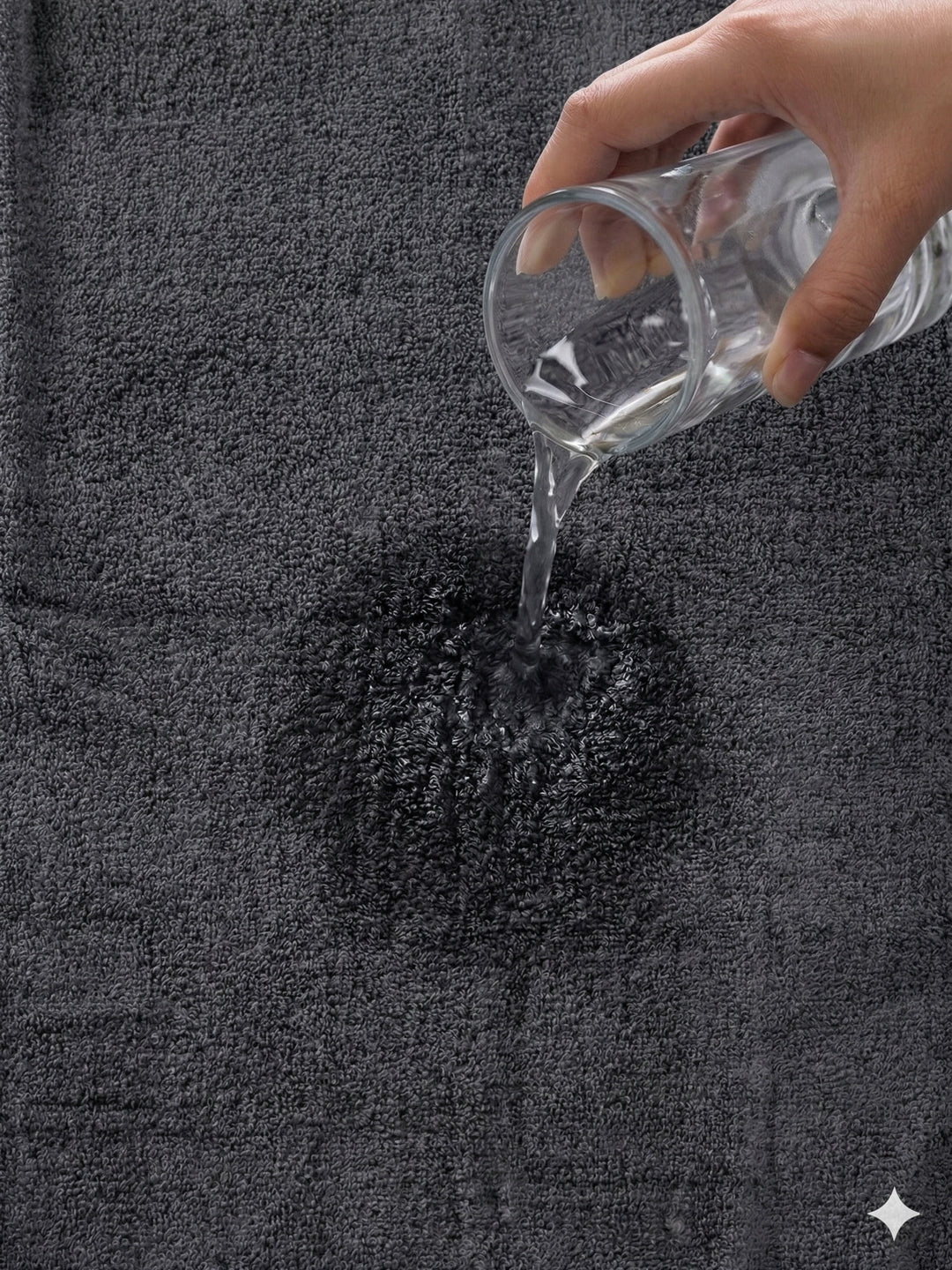 Essential Grey 100% Cotton Solid 380 GSM Bath Towel Jazz Small 1 Pc Pvc Pack - Image 3
