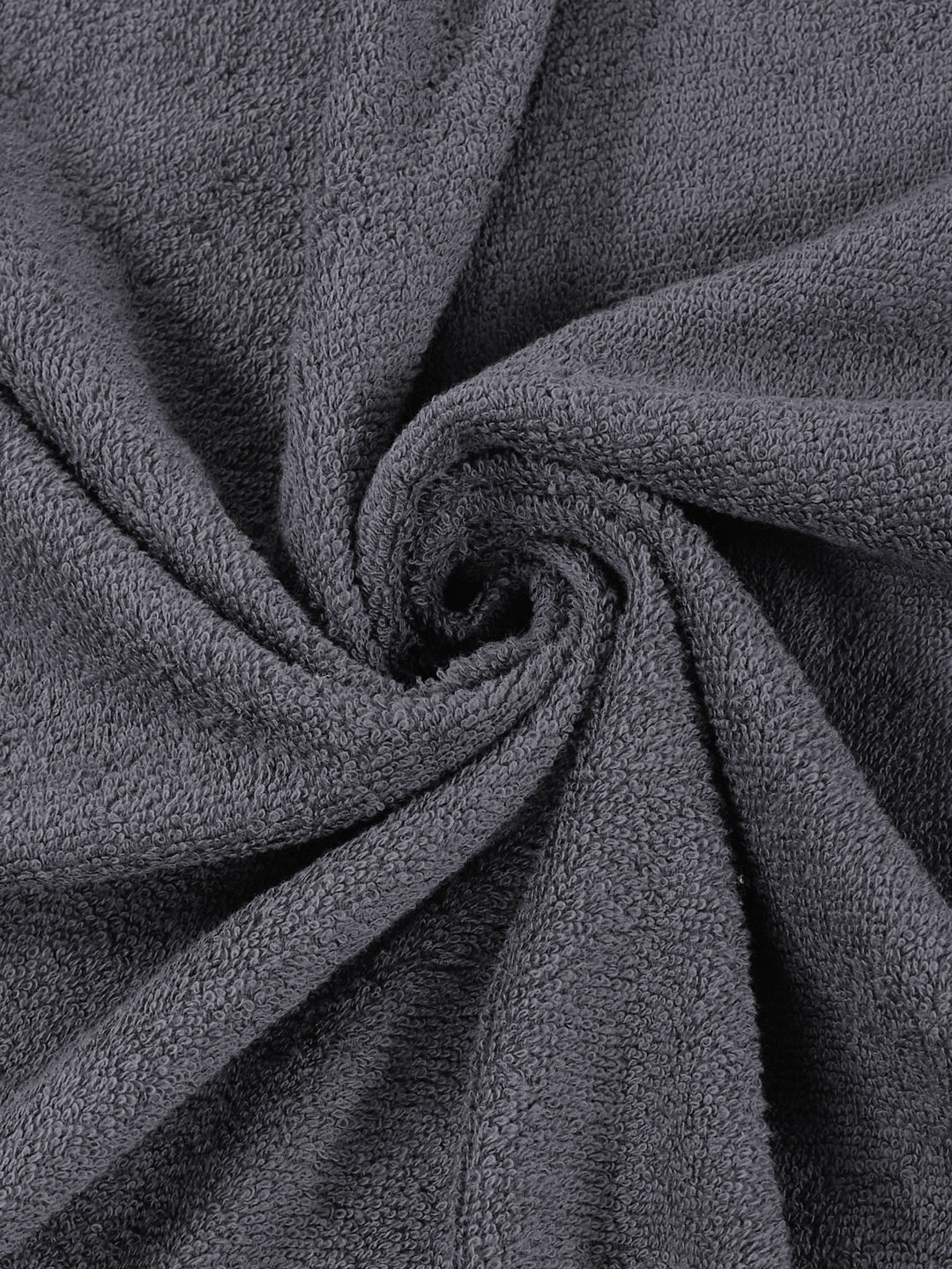 Essential Grey 100% Cotton Solid 380 GSM Bath Towel Jazz Small 1 Pc Pvc Pack - Image 7