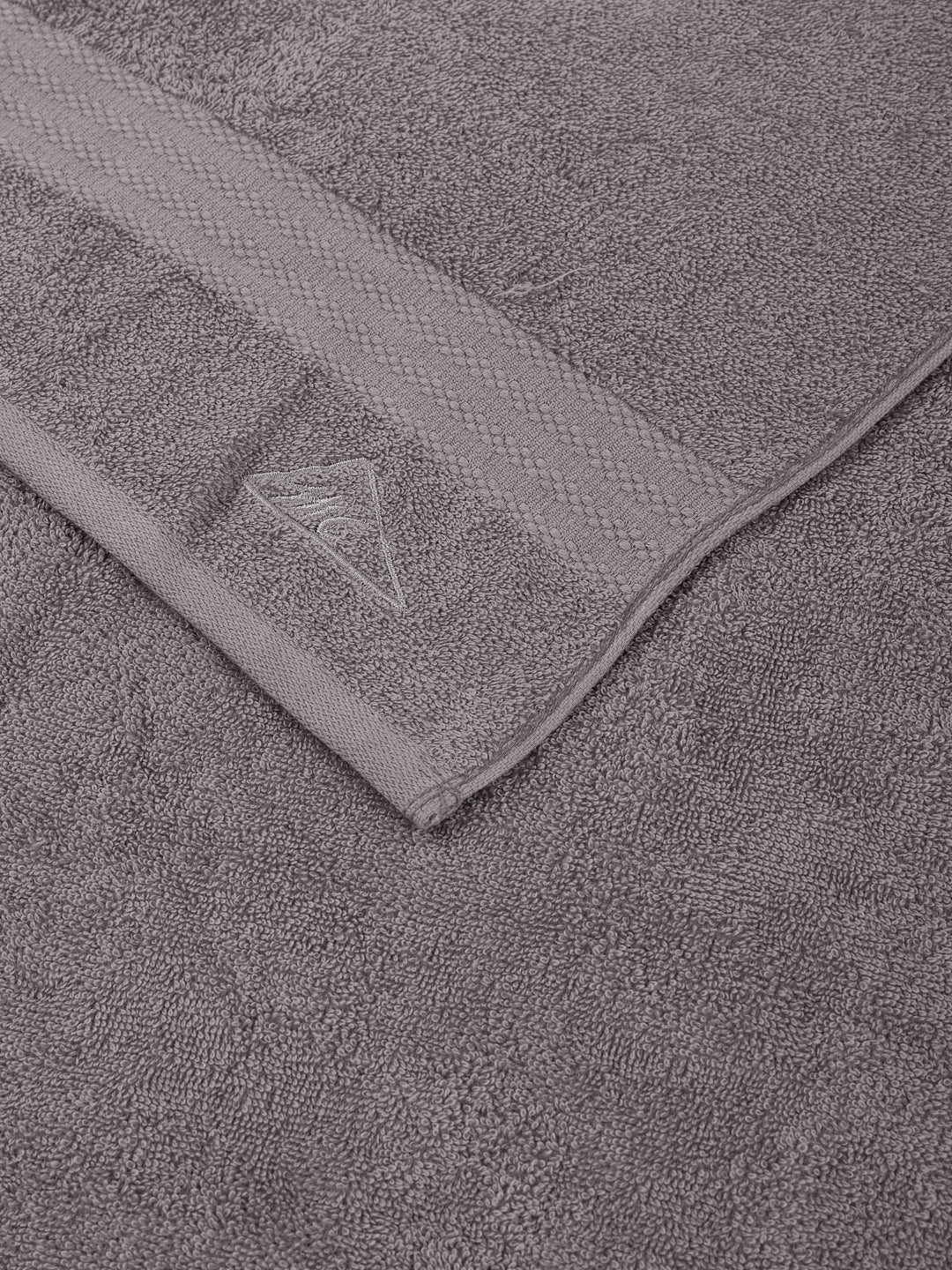 Essential Grey 100% Cotton Solid 380 GSM Bath Towel Jazz Small 1 Pc Pvc Pack - Image 6