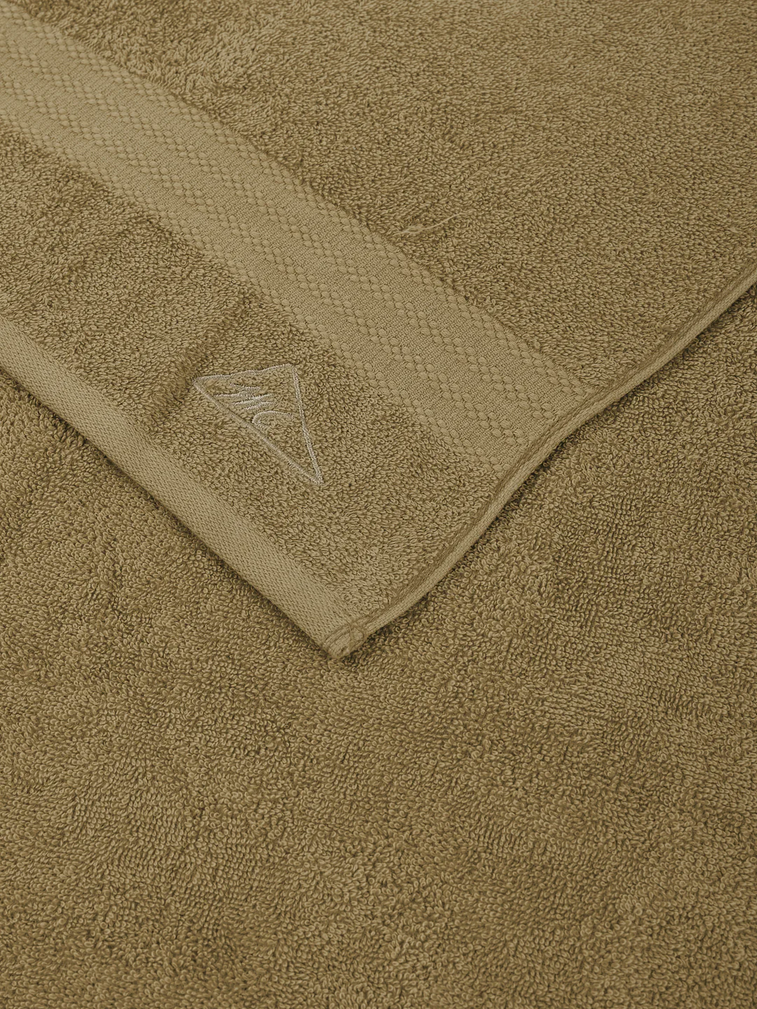 Essential Khaki 100% Cotton Solid 380 GSM Bath Towel Jazz Small 1 Pc Pvc Pack - Image 6