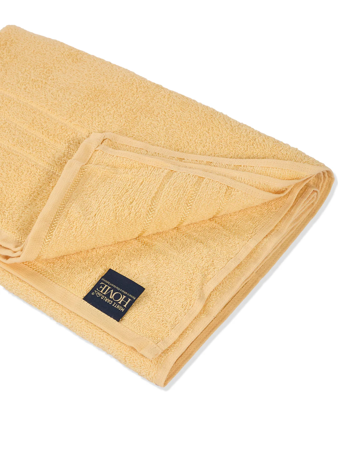 Essential Lemon Yellow 100% Cotton Solid 340 GSM Bath Towel Soho 1 Pc Pvc Pack - Image 5
