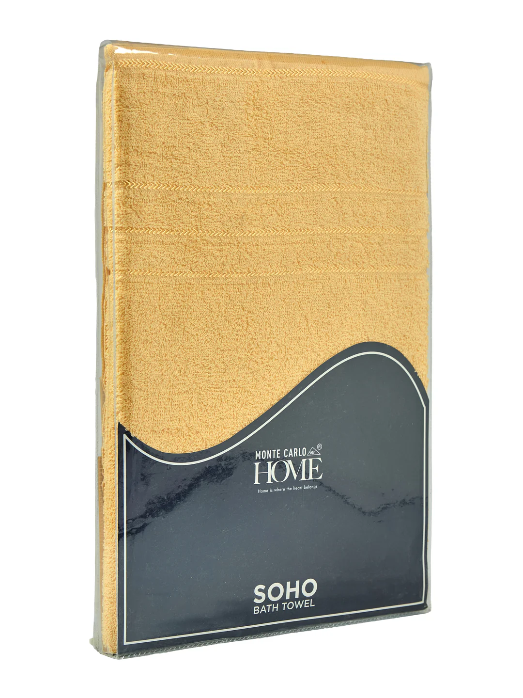 Essential Lemon Yellow 100% Cotton Solid 340 GSM Bath Towel Soho 1 Pc Pvc Pack - Image 9