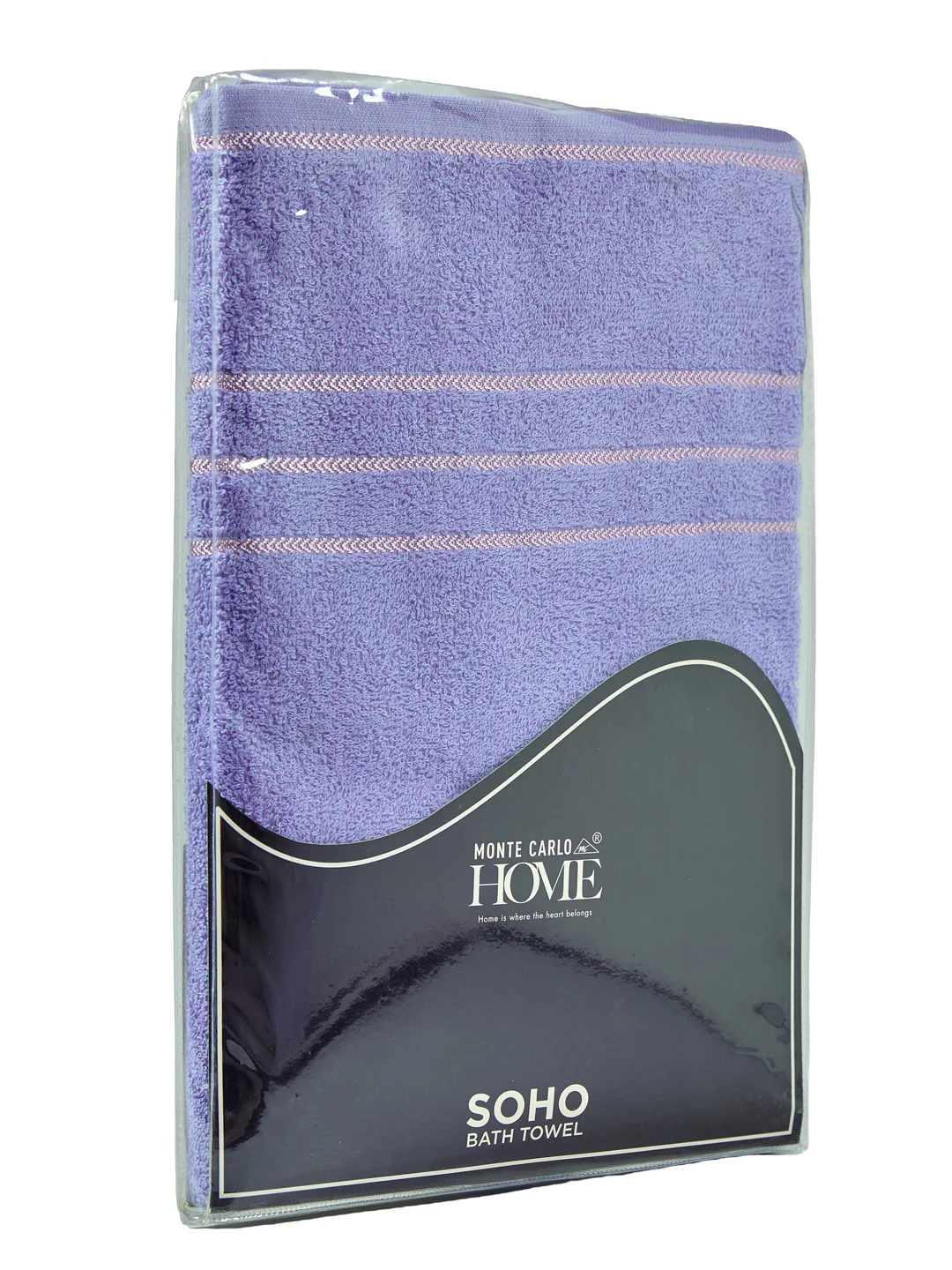 Essential Light Blue 100% Cotton Solid 340 GSM Bath Towel Soho 1 Pc Pvc Pack - Image 9