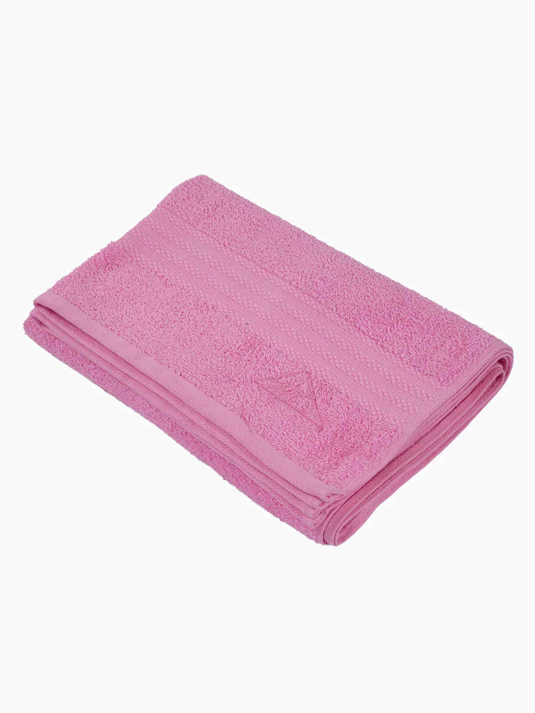 Essential Light Pink 100% Cotton Solid 380 GSM Bath Towel Jazz Small 1 Pc Pvc Pack - Image 4