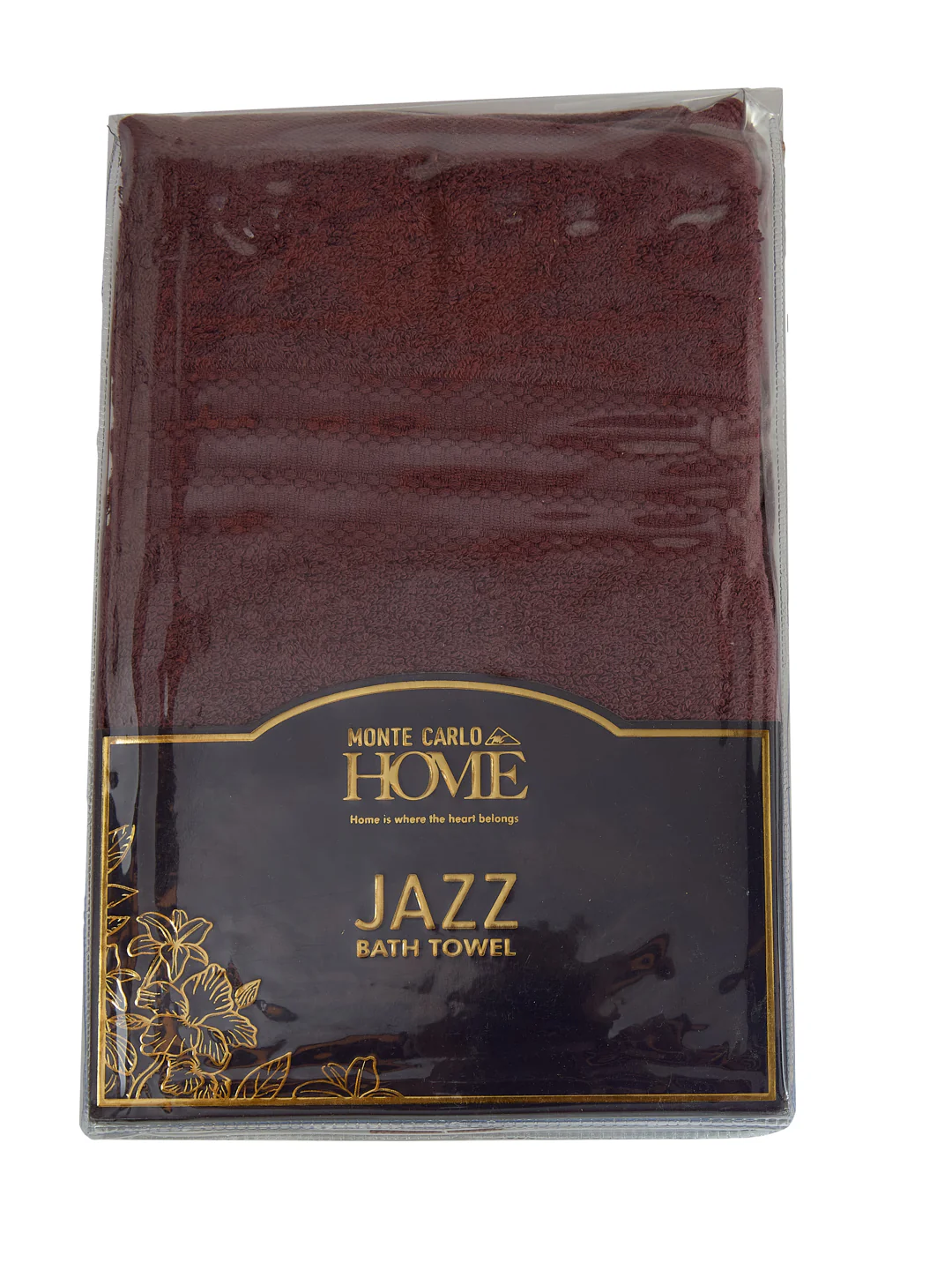 Essential Maroon 100% Cotton Solid 380 GSM Bath Towel Jazz Small 1 Pc Pvc Pack - Image 9