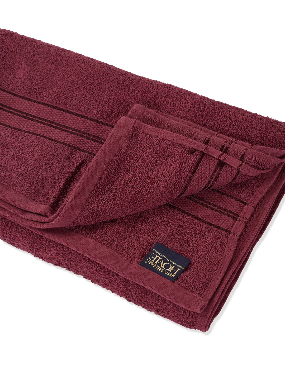Essential Maroon 100% Cotton Solid 400 GSM Bath Towel Jasper 1 Pc Pvc Pack - Image 5