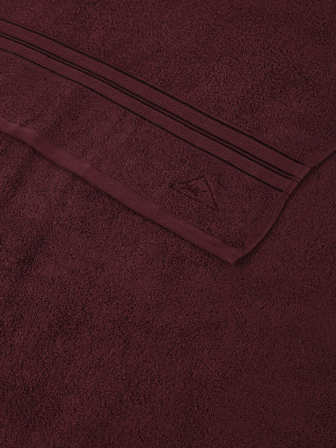 Essential Maroon 100% Cotton Solid 400 GSM Bath Towel Jasper 1 Pc Pvc Pack - Image 6