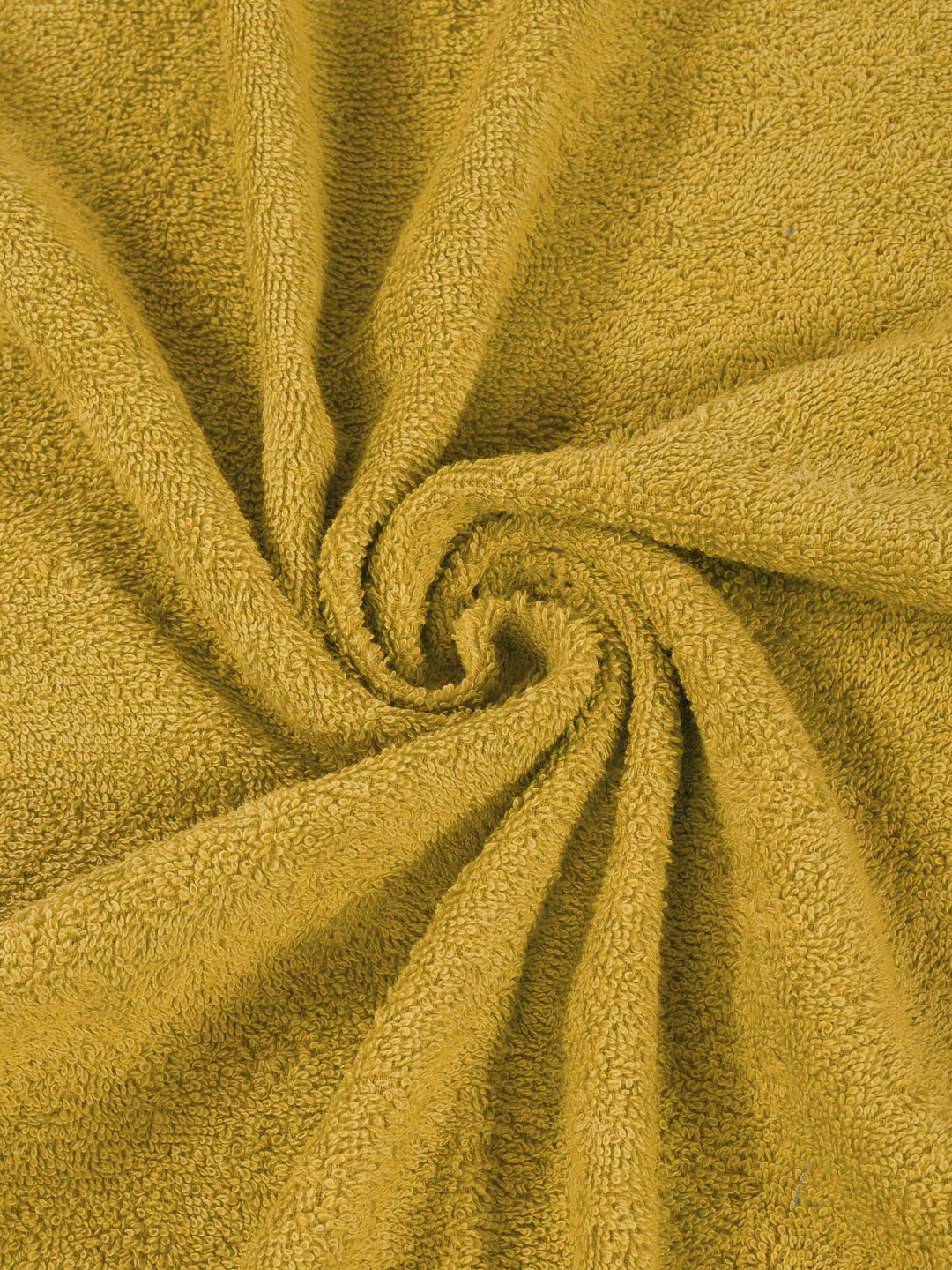Essential Mustard Yellow 100% Cotton Solid 380 GSM Bath Towel Jazz Small 1 Pc Pvc Pack - Image 7