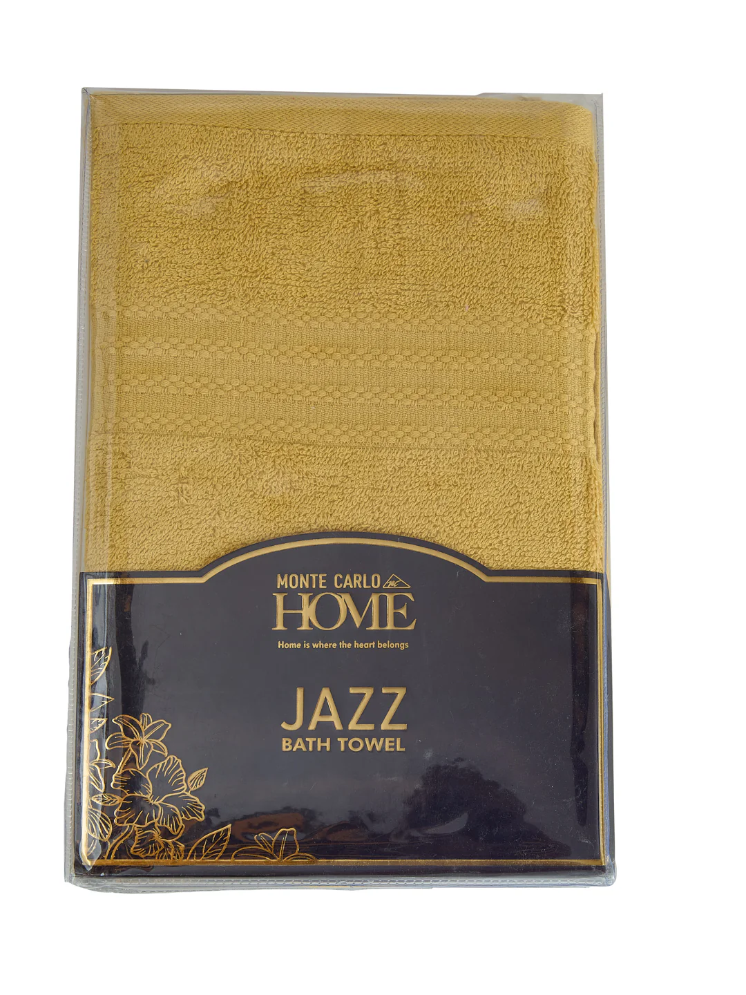 Essential Mustard Yellow 100% Cotton Solid 380 GSM Bath Towel Jazz Small 1 Pc Pvc Pack - Image 9