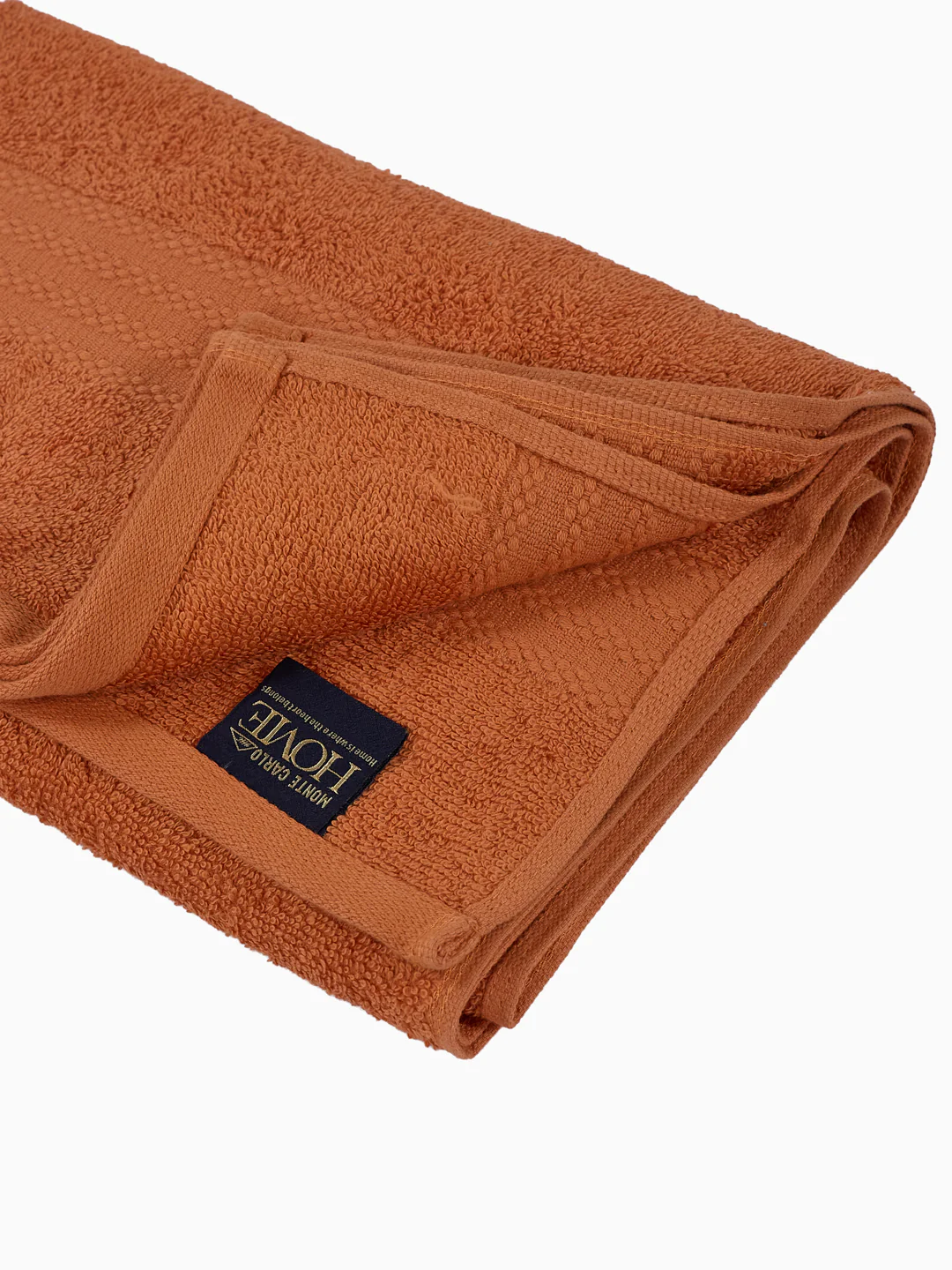 Essential Orange 100% Cotton Solid 380 GSM Bath Towel Jazz Small 1 Pc Pvc Pack - Image 5
