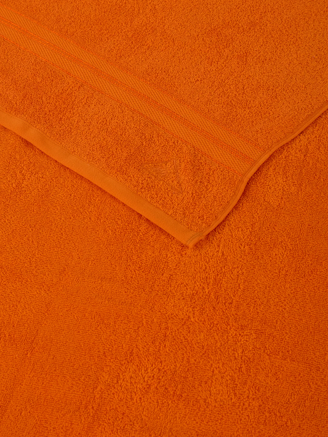 Essential Orange 100% Cotton Solid 400 GSM Bath Towel Jasper 1 Pc Pvc Pack - Image 6