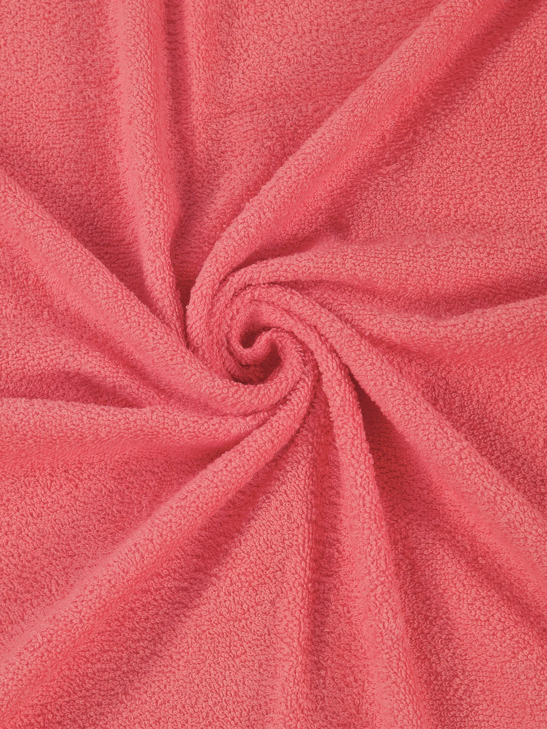 Essential Peach 100% Cotton Solid 380 GSM Bath Towel Jazz Small 1 Pc Pvc Pack - Image 7