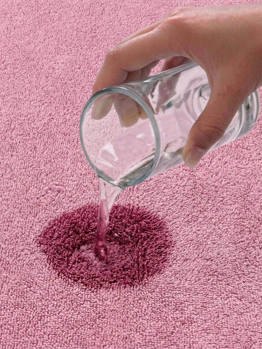 Essential Pink 100% Cotton Solid 340 GSM Bath Towel Soho Small 1 Pc Pvc Pack - Image 3