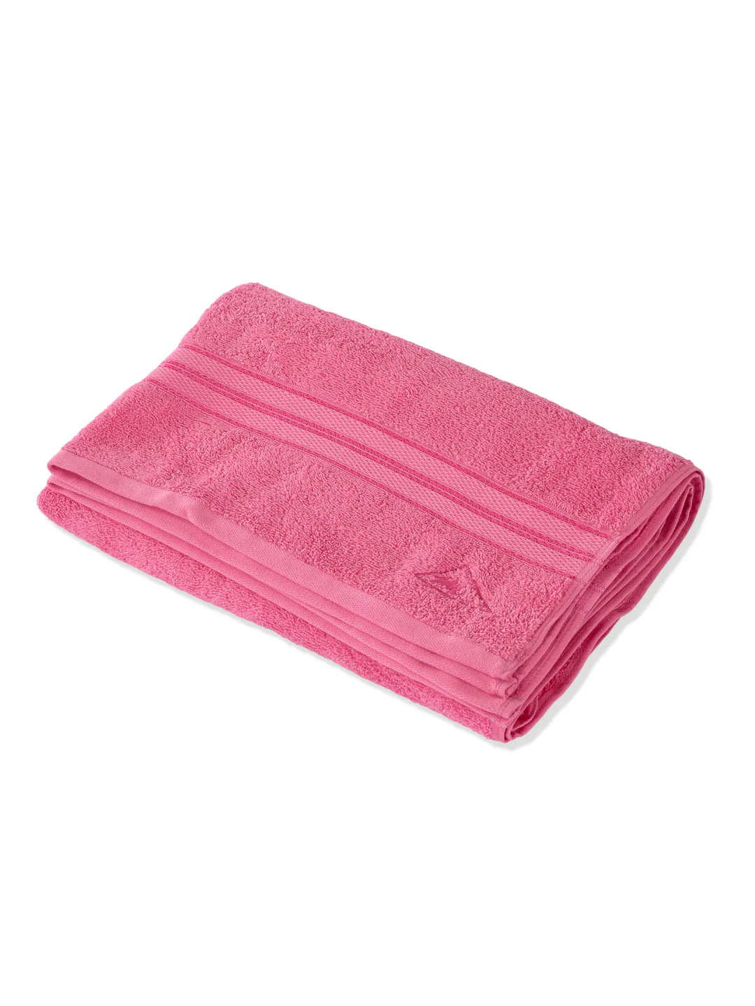 Essential Pink 100% Cotton Solid 400 GSM Bath Towel Jasper 1 Pc Pvc Pack - Image 4