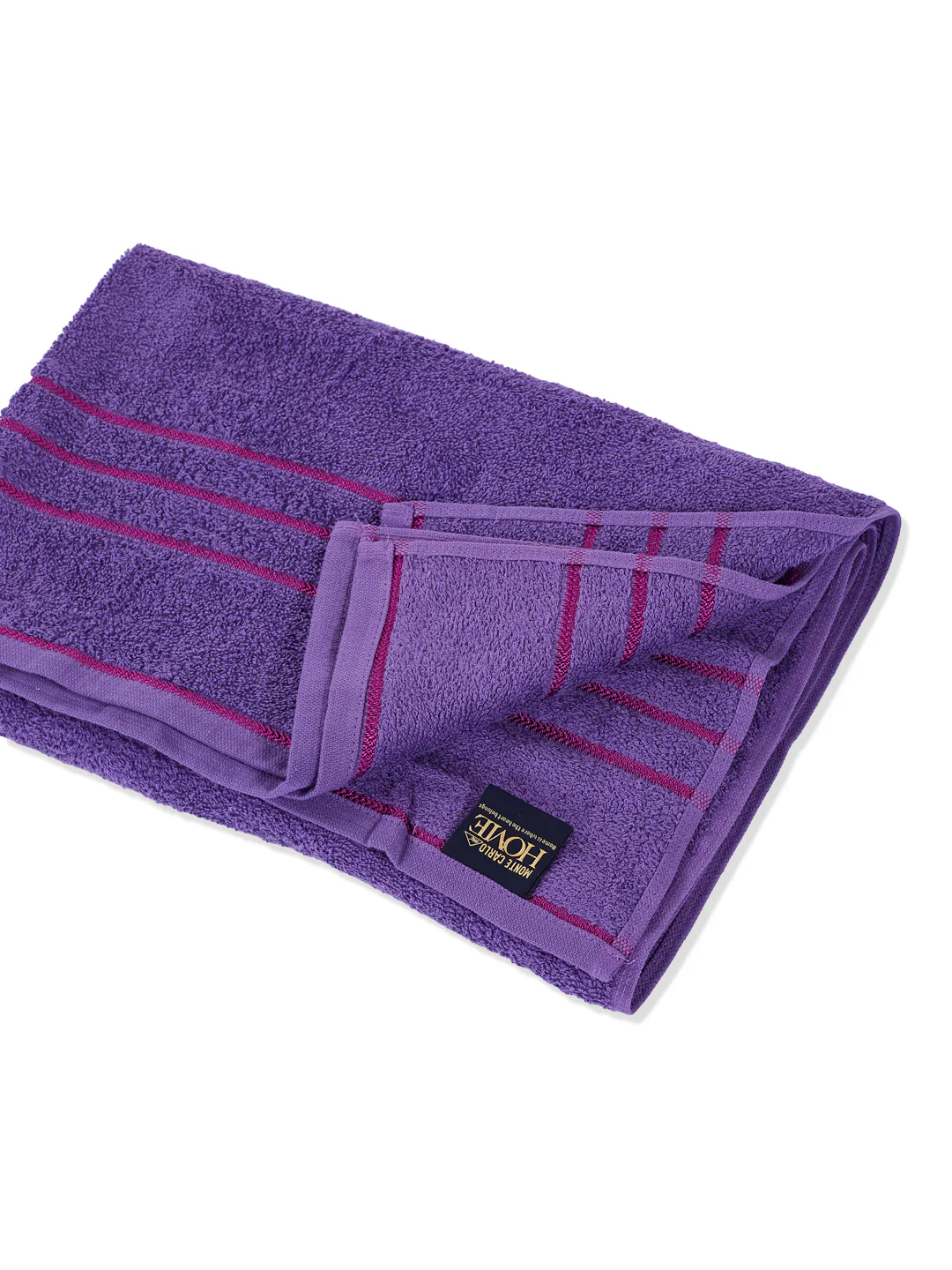 Essential Purple 100% Cotton Solid 340 GSM Bath Towel Soho 1 Pc Pvc Pack - Image 5