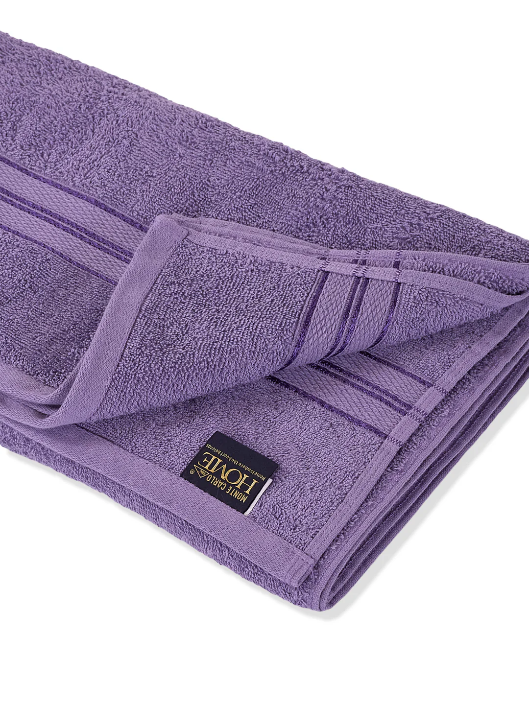 Essential Purple 100% Cotton Solid 400 GSM Bath Towel Jasper 1 Pc Pvc Pack - Image 5